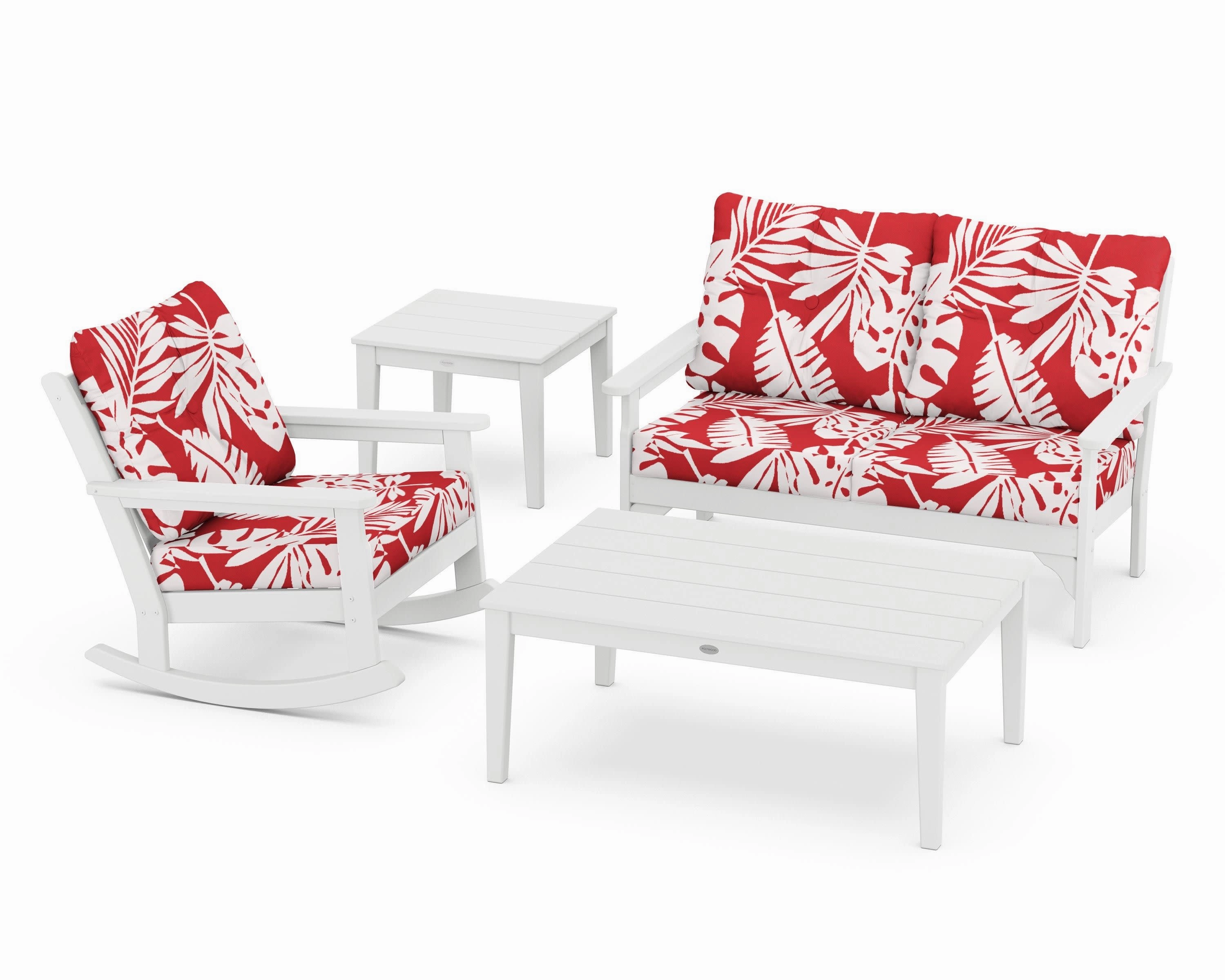 Vineyard 4-Piece Deep Seating Rocker Set