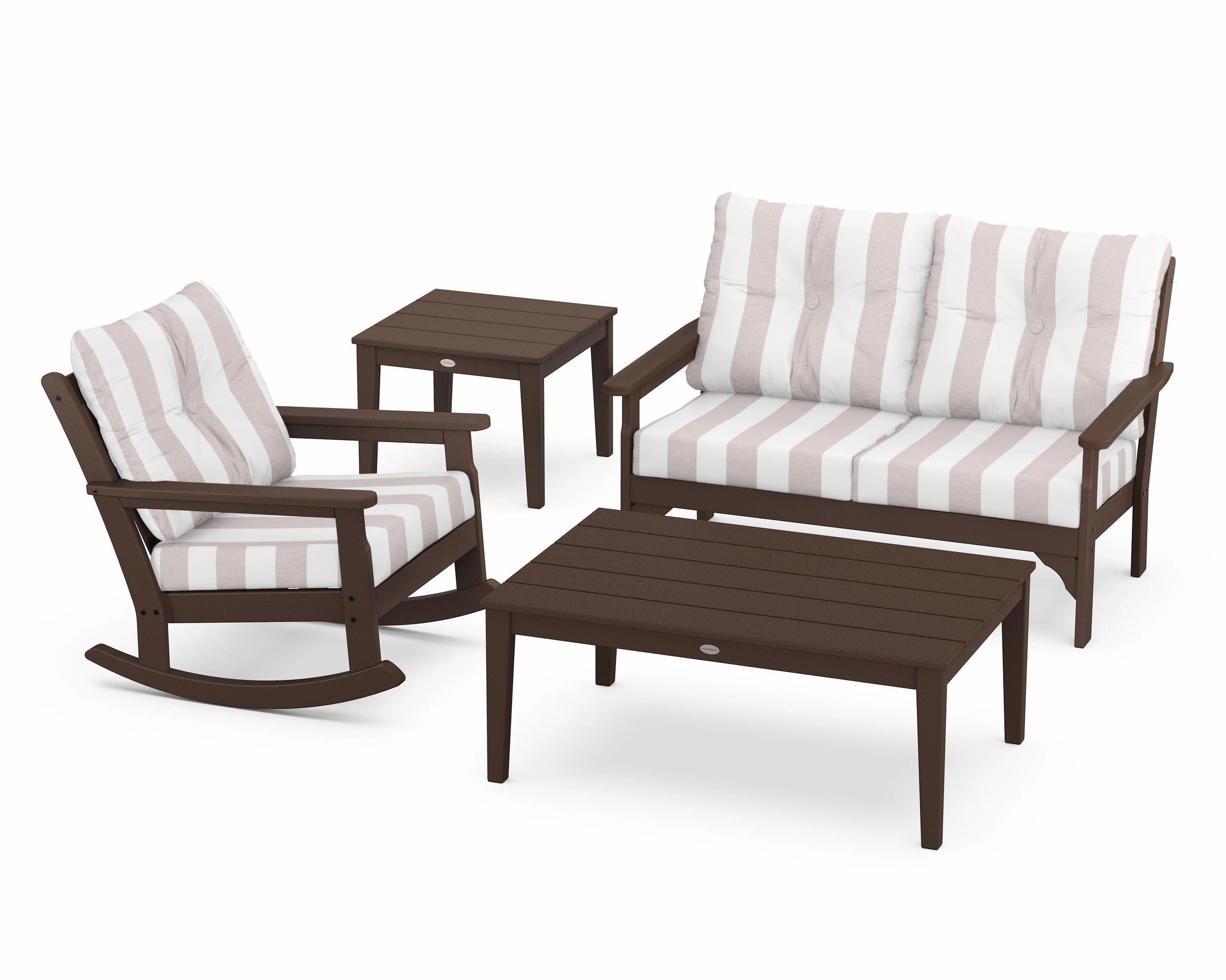 Vineyard 4-Piece Deep Seating Rocker Set