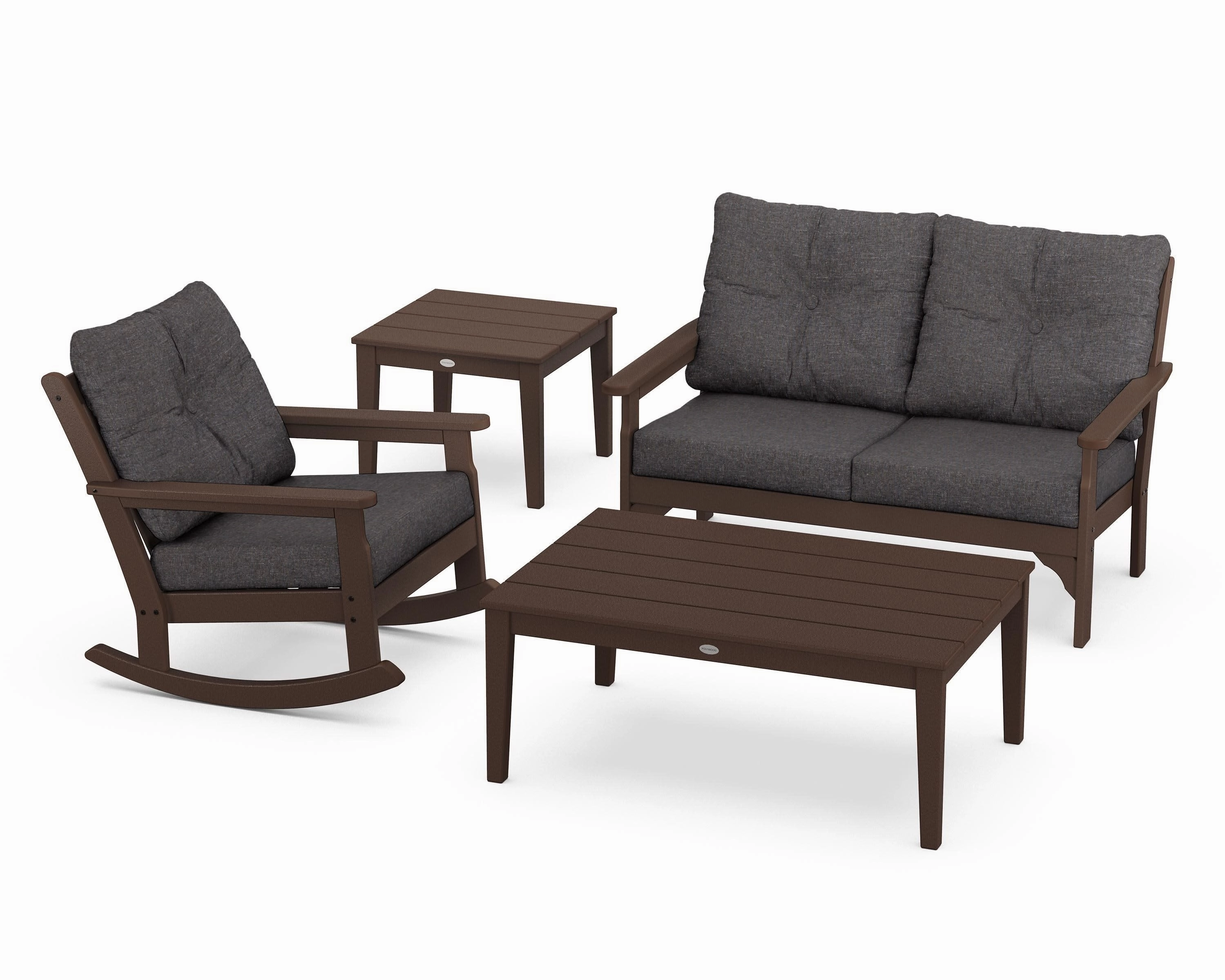 Vineyard 4-Piece Deep Seating Rocker Set