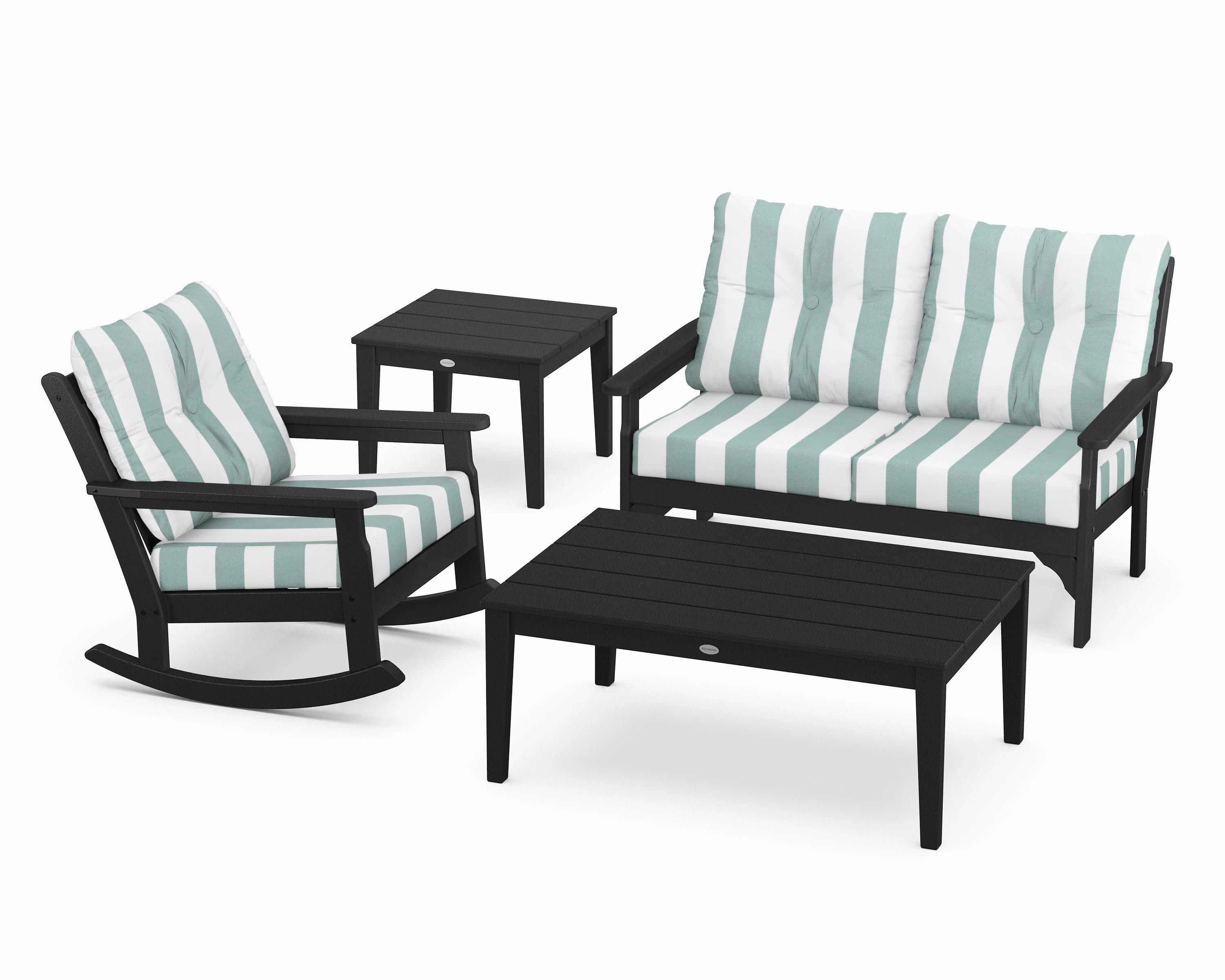 Vineyard 4-Piece Deep Seating Rocker Set
