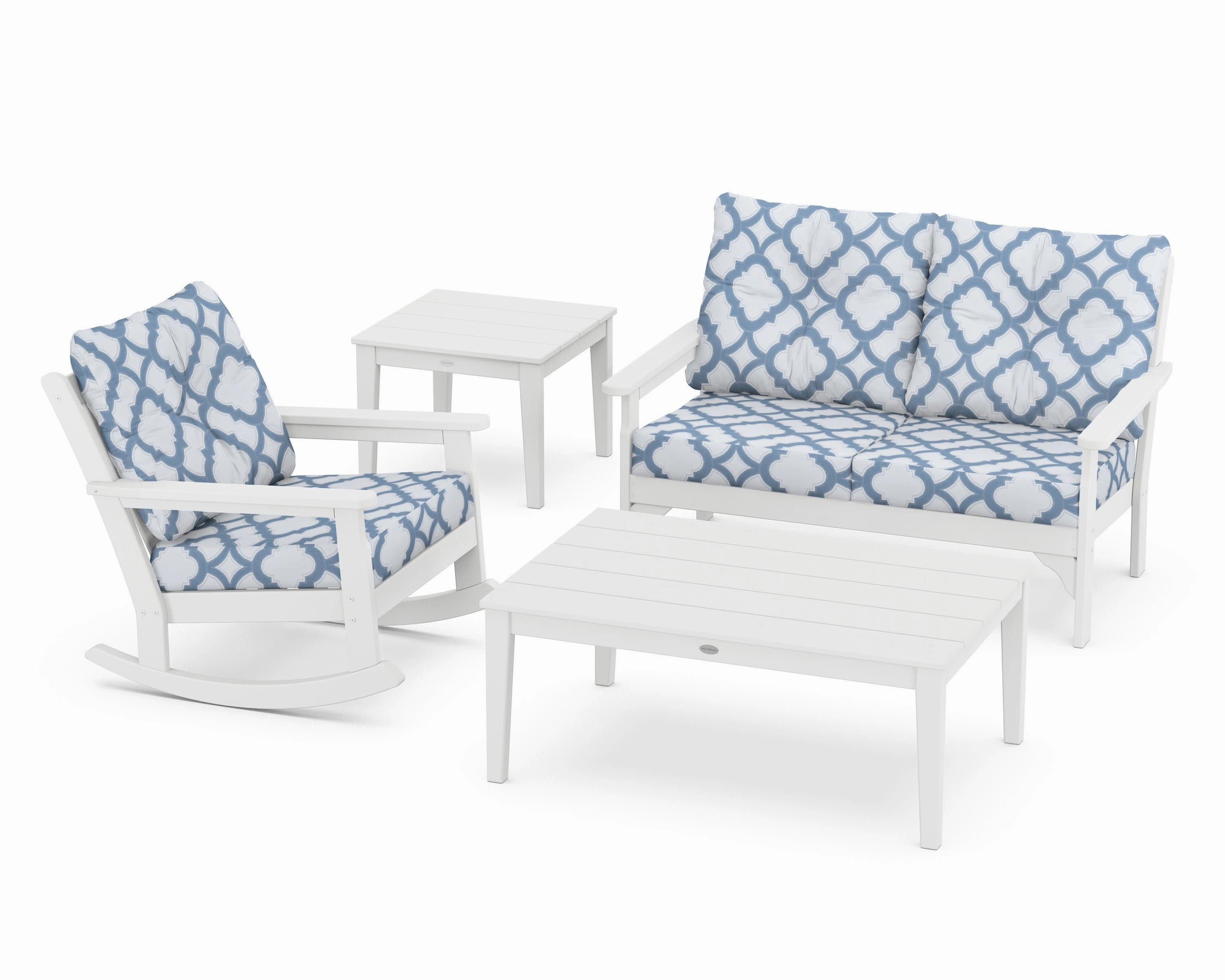 Vineyard 4-Piece Deep Seating Rocker Set