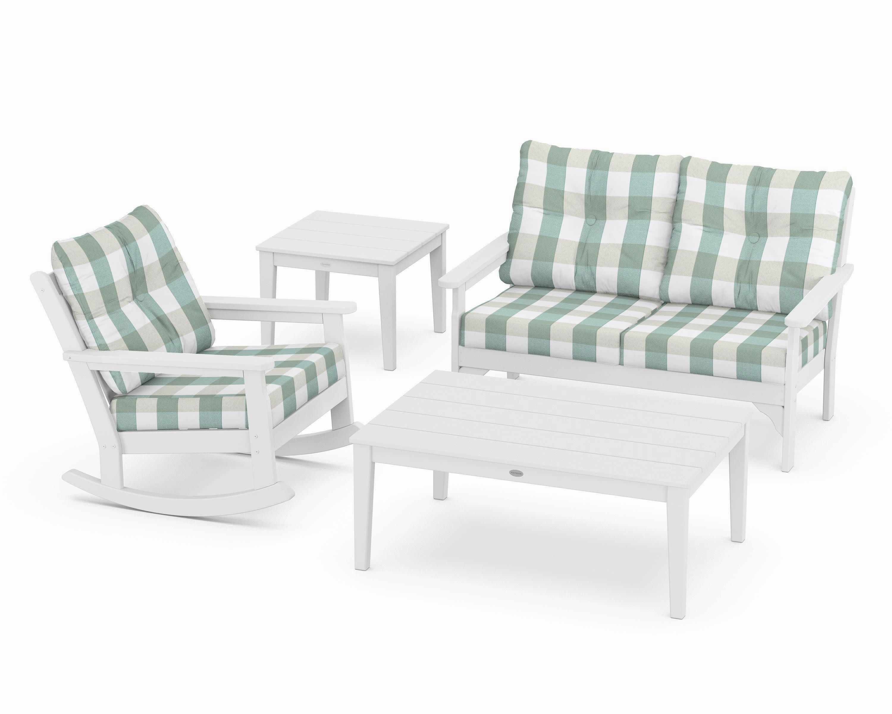 Vineyard 4-Piece Deep Seating Rocker Set