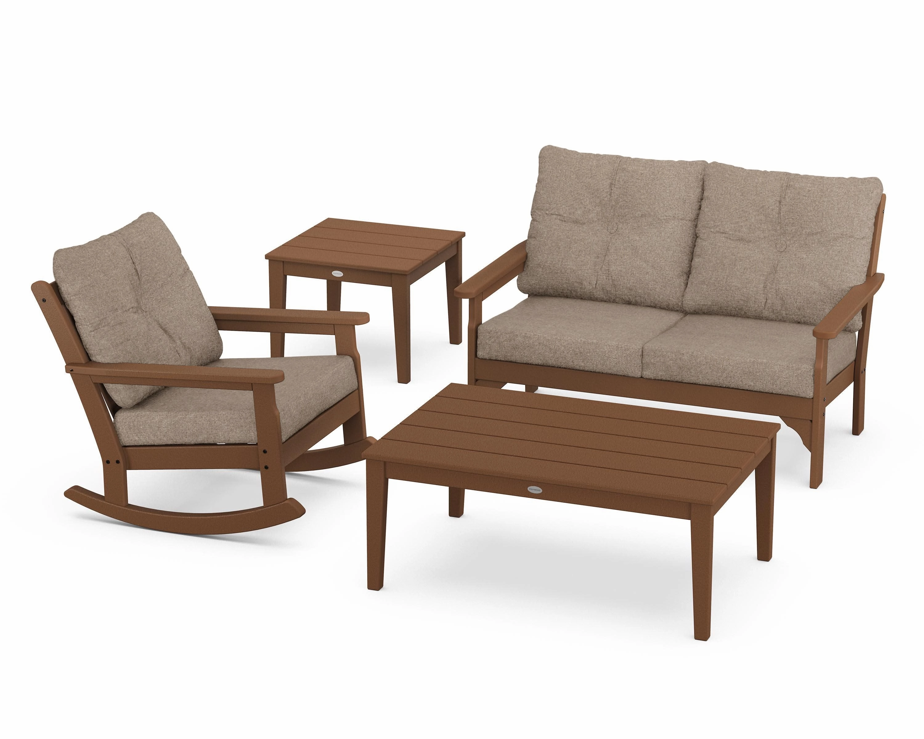 Vineyard 4-Piece Deep Seating Rocker Set