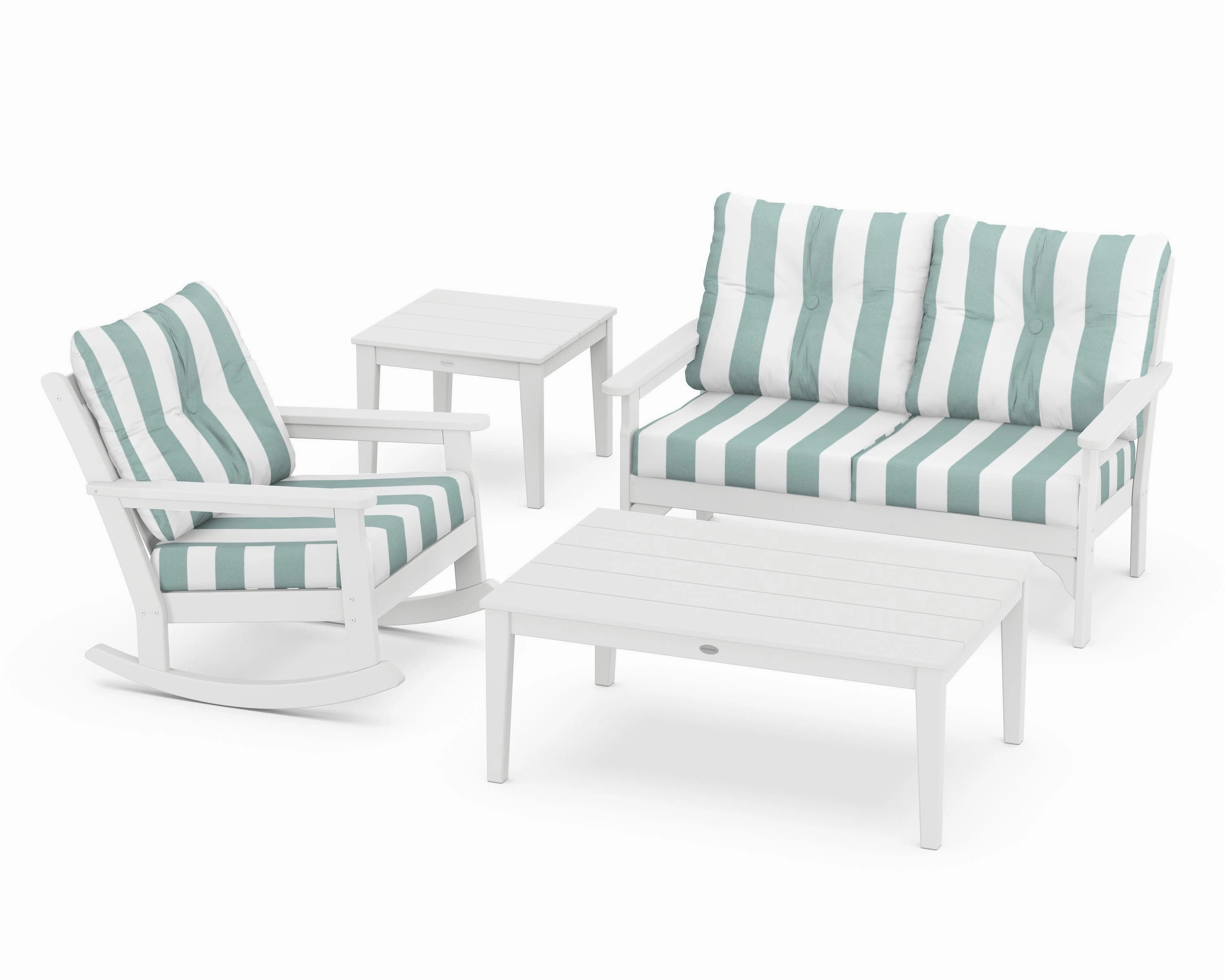 Vineyard 4-Piece Deep Seating Rocker Set