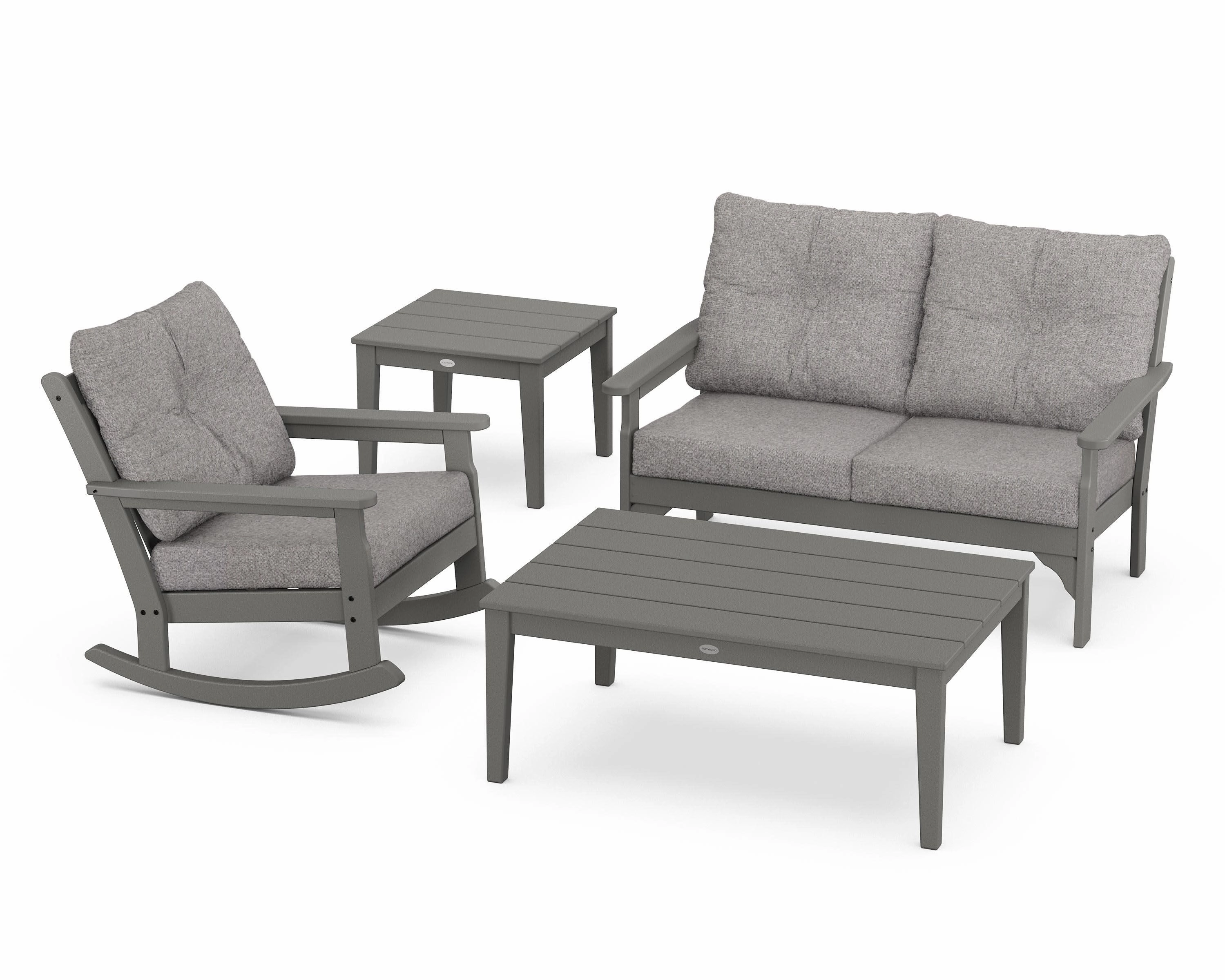 Vineyard 4-Piece Deep Seating Rocker Set