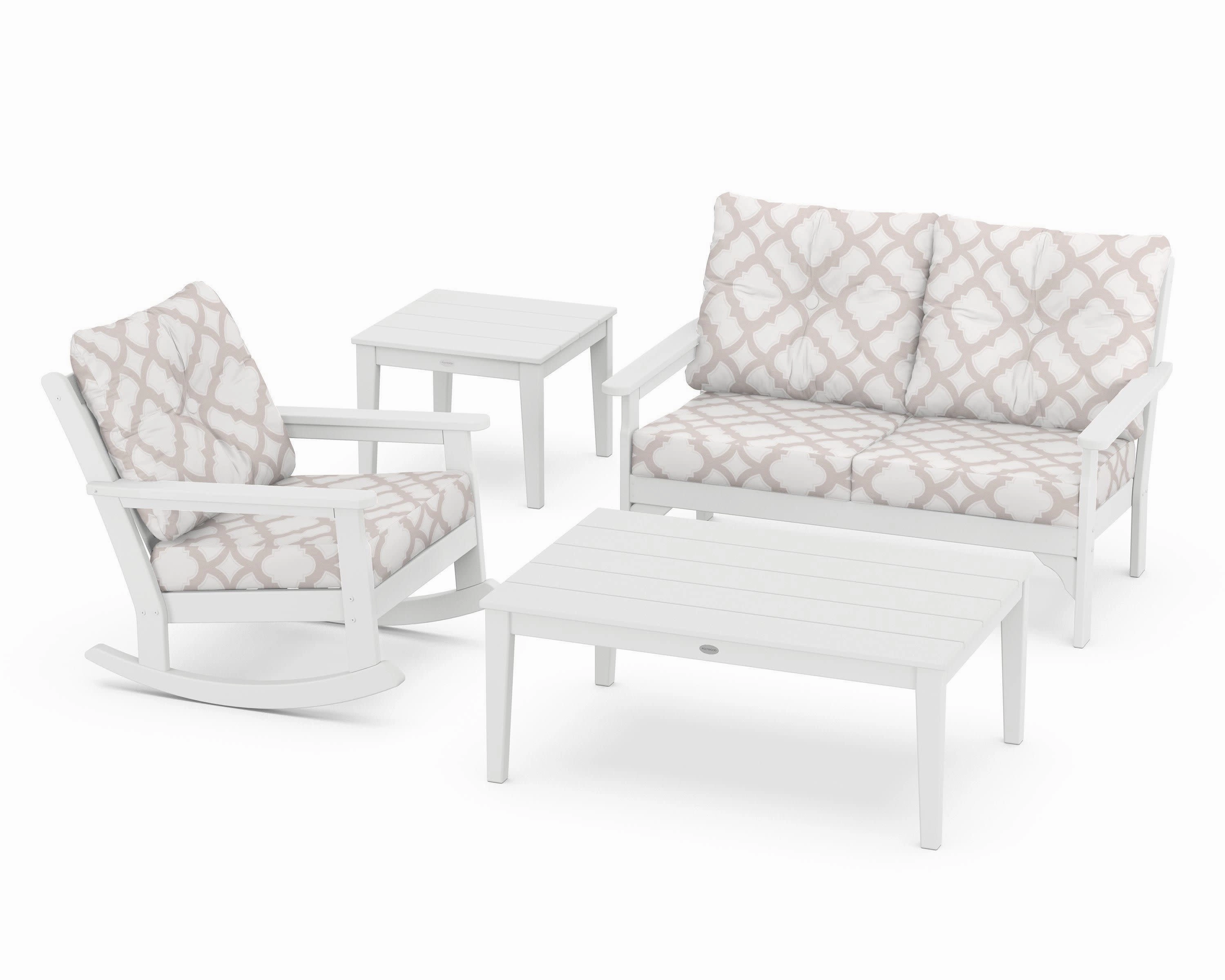 Vineyard 4-Piece Deep Seating Rocker Set