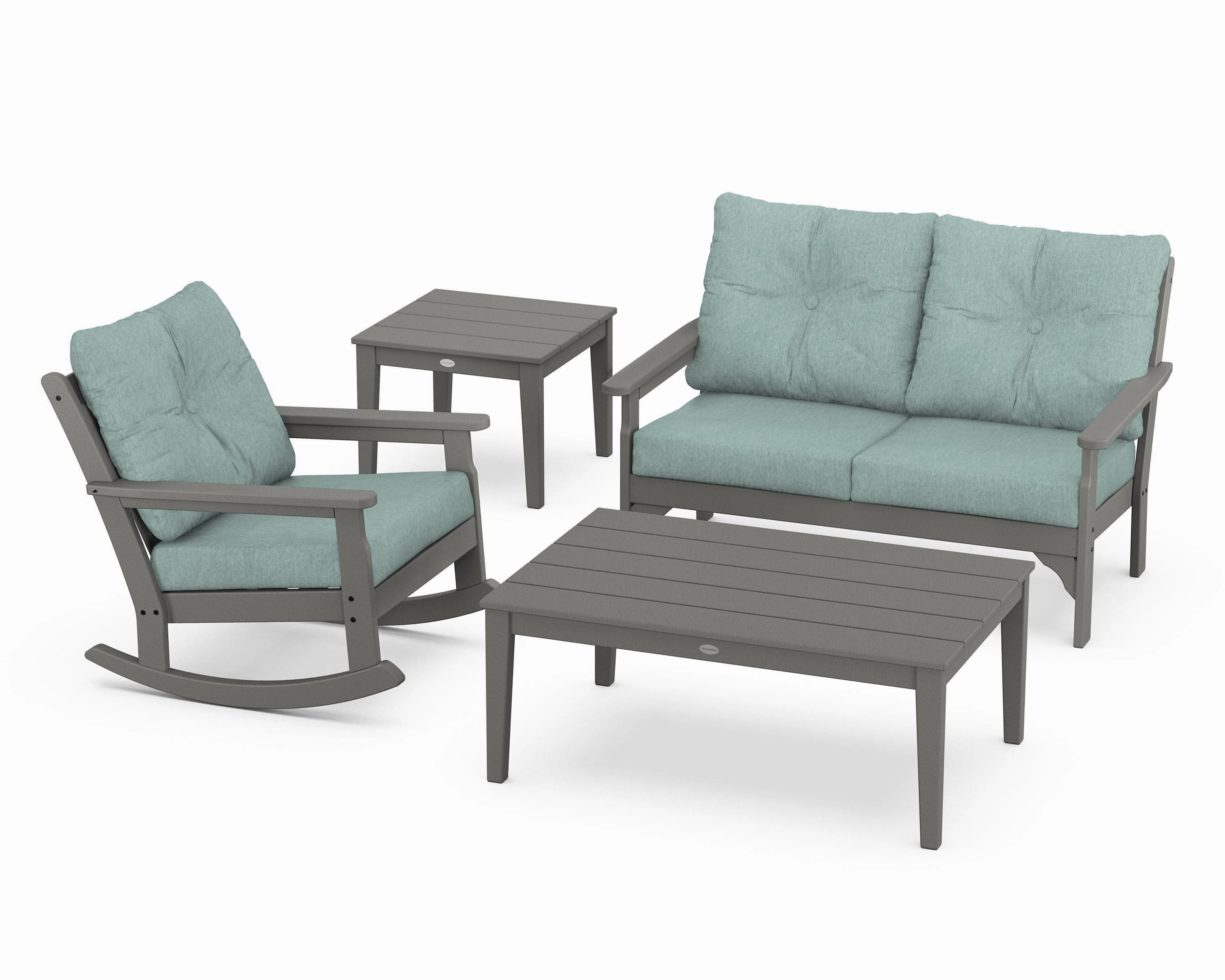 Vineyard 4-Piece Deep Seating Rocker Set