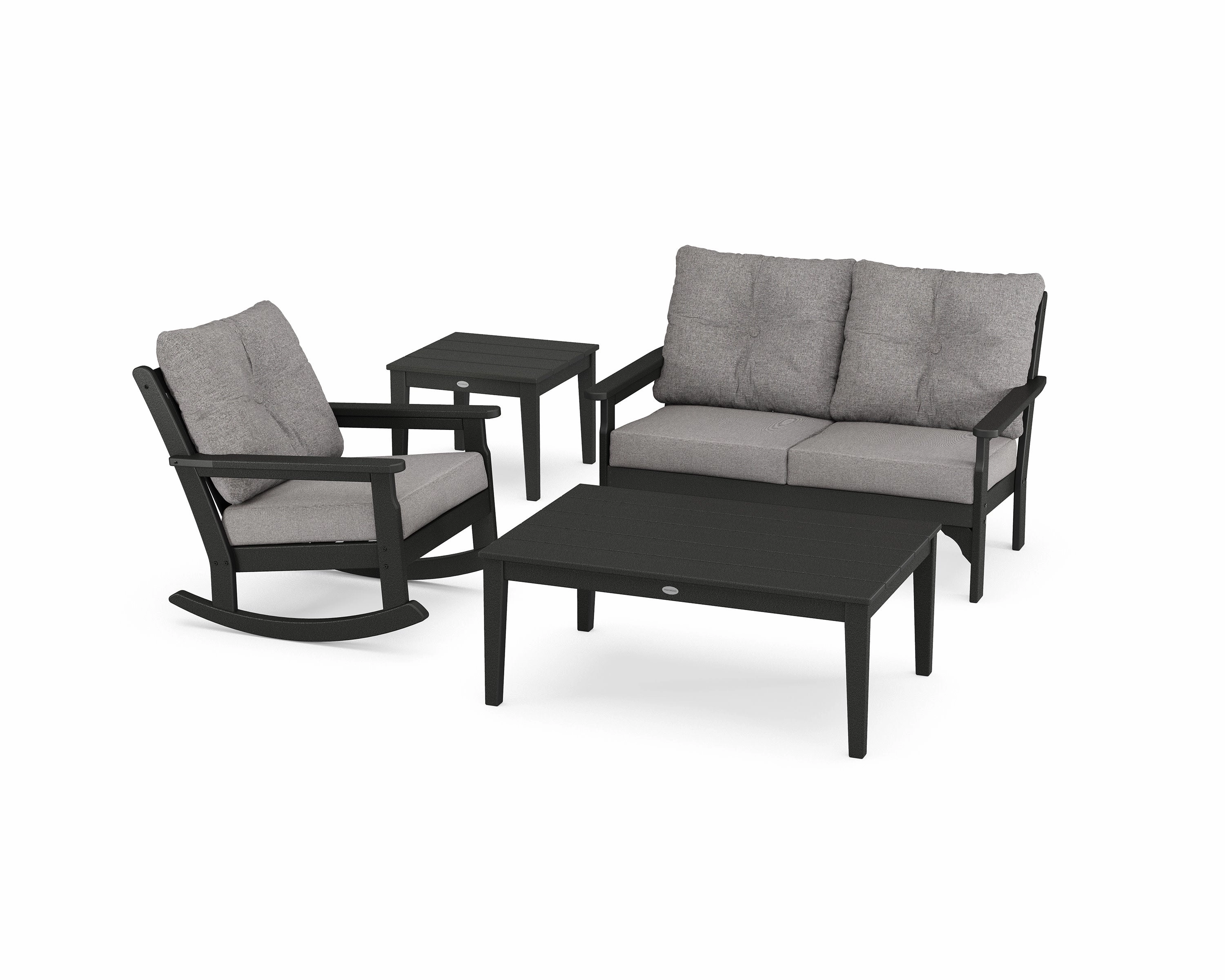 Vineyard 4-Piece Deep Seating Rocker Set