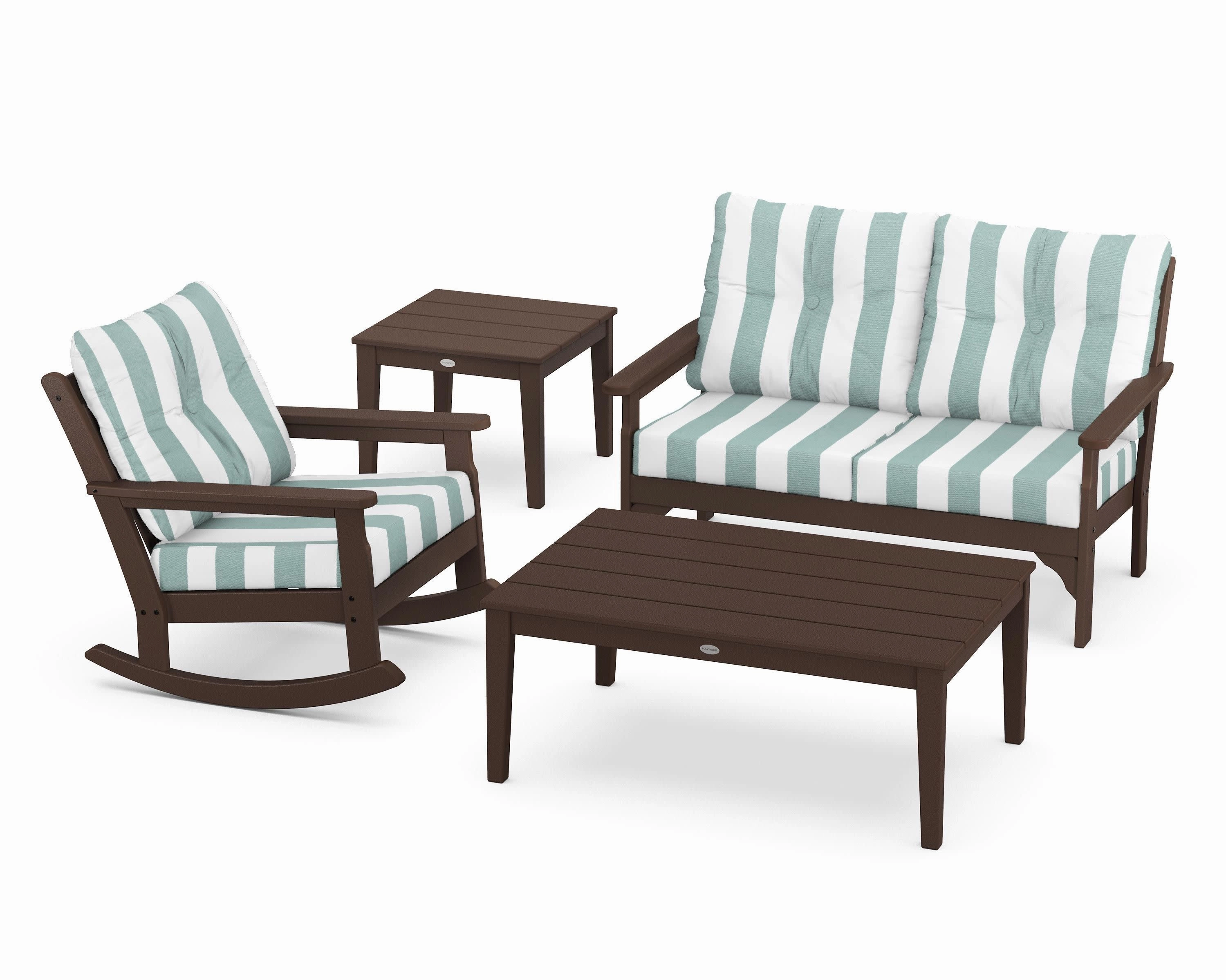 Vineyard 4-Piece Deep Seating Rocker Set