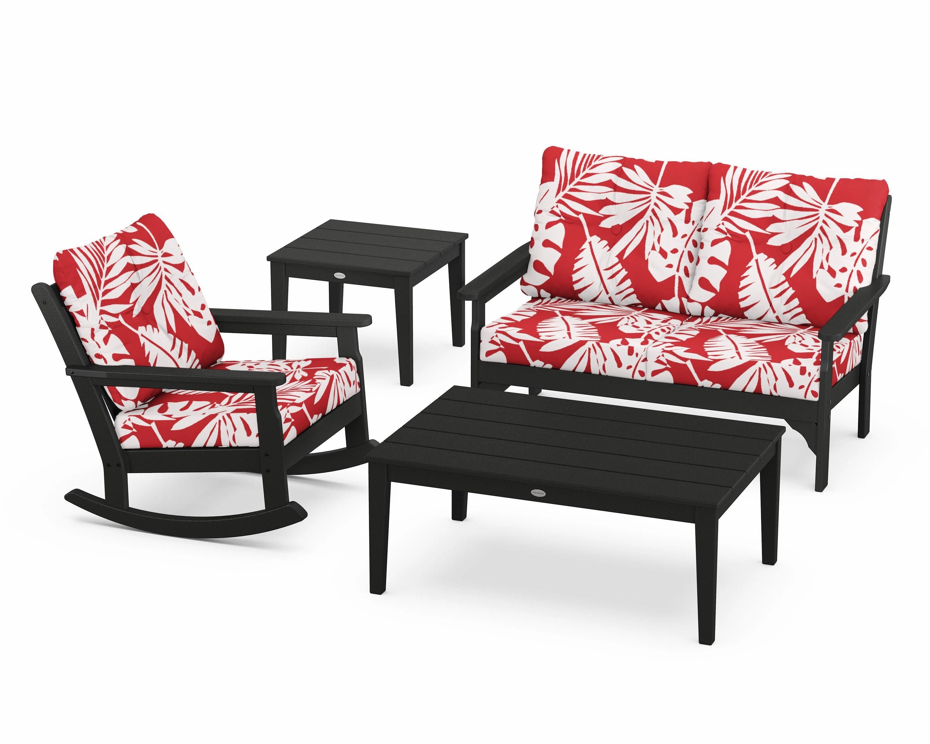 Vineyard 4-Piece Deep Seating Rocker Set