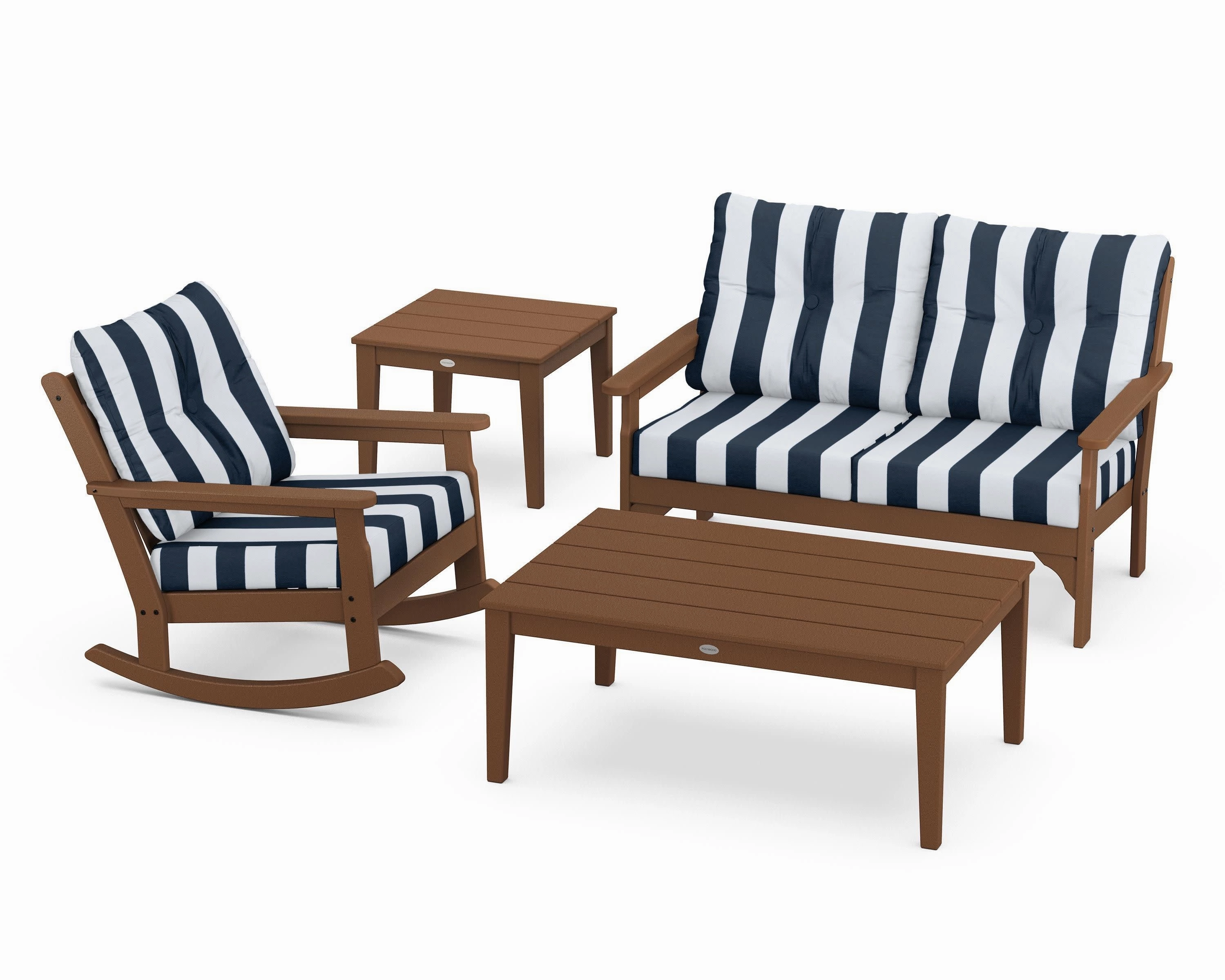 Vineyard 4-Piece Deep Seating Rocker Set