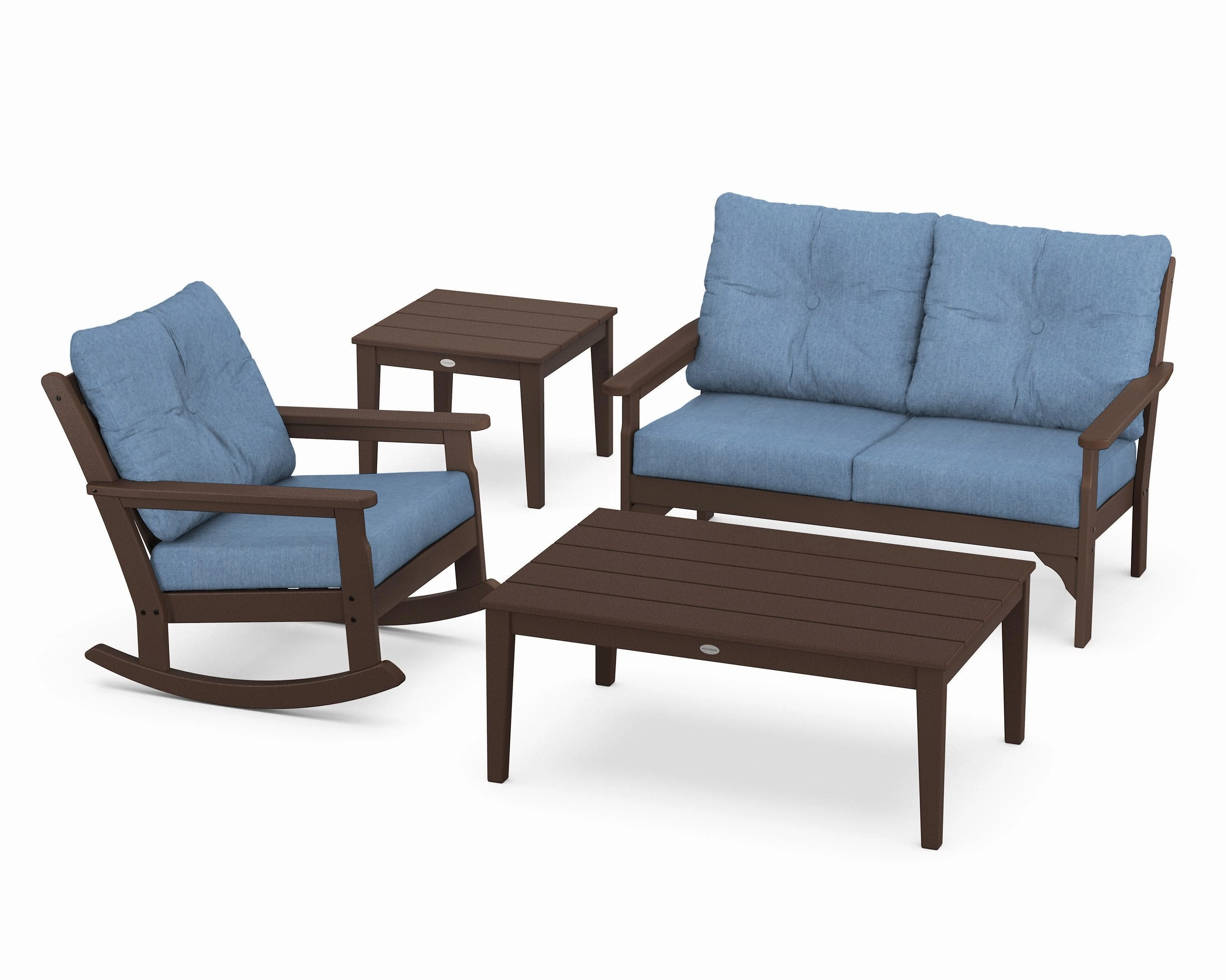 Vineyard 4-Piece Deep Seating Rocker Set