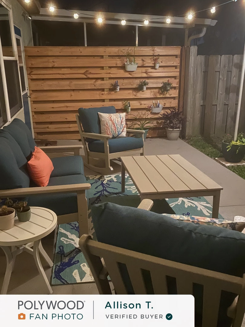 Vineyard 4-Piece Deep Seating Rocking Chair Set
