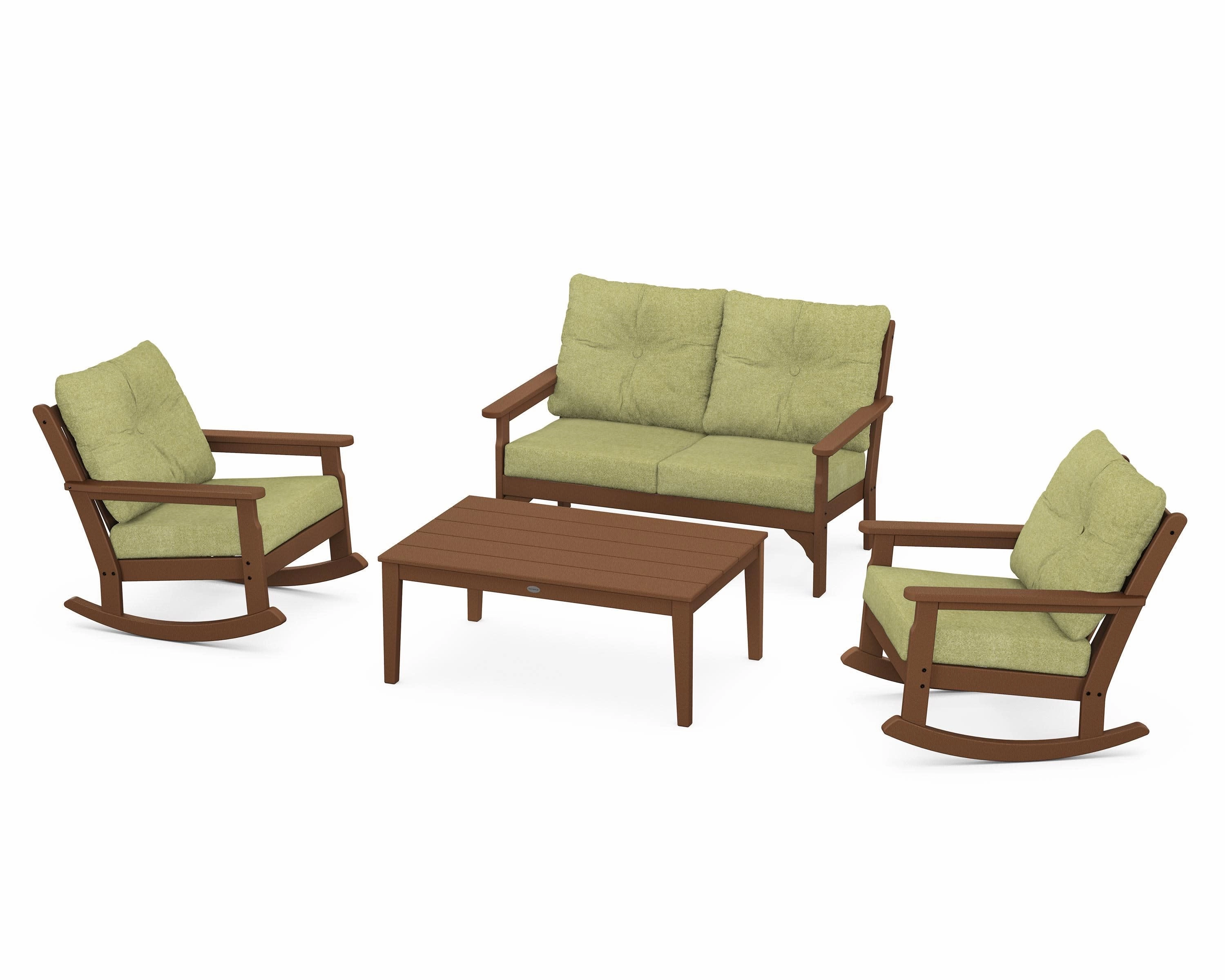Vineyard 4-Piece Deep Seating Rocking Chair Set