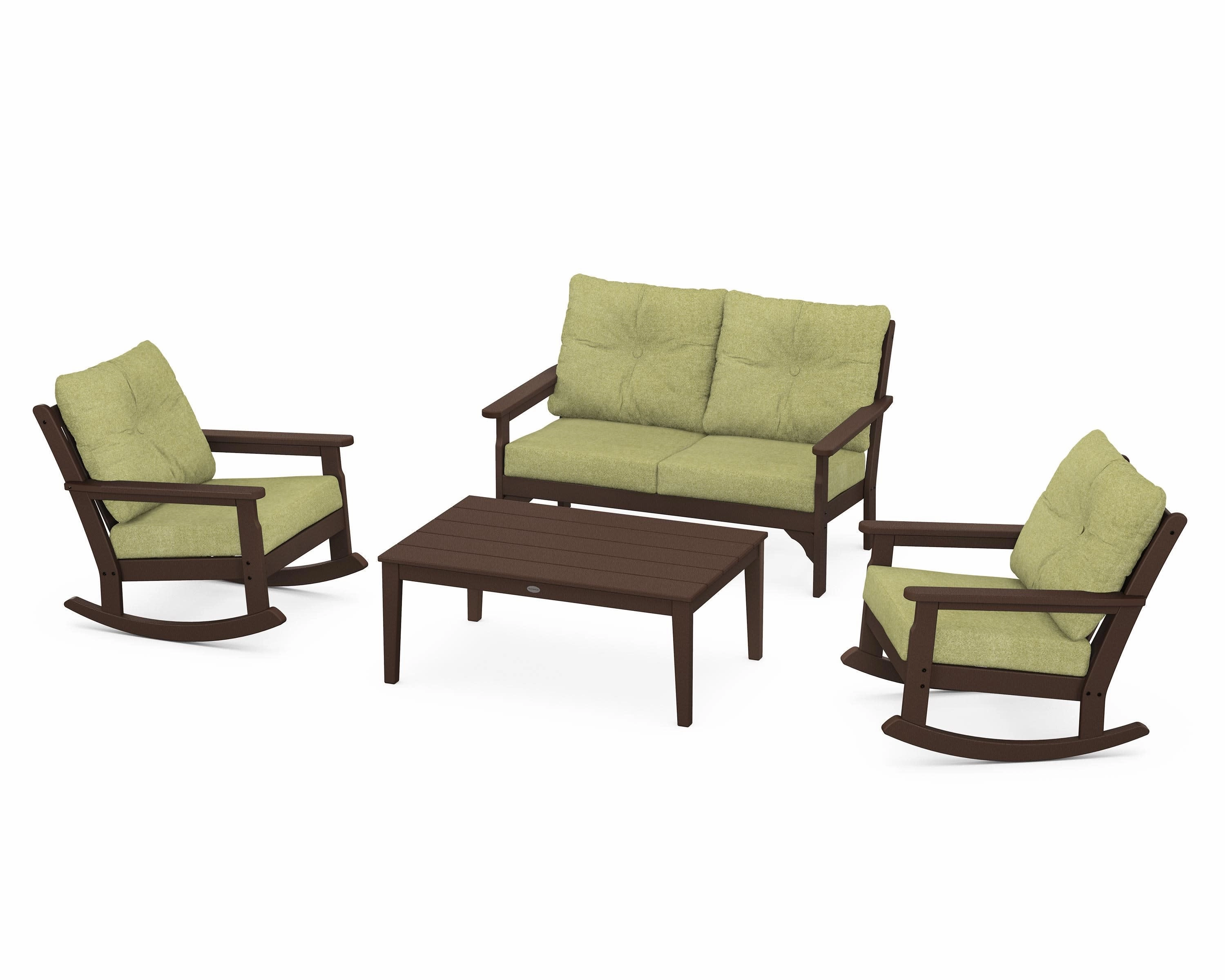 Vineyard 4-Piece Deep Seating Rocking Chair Set