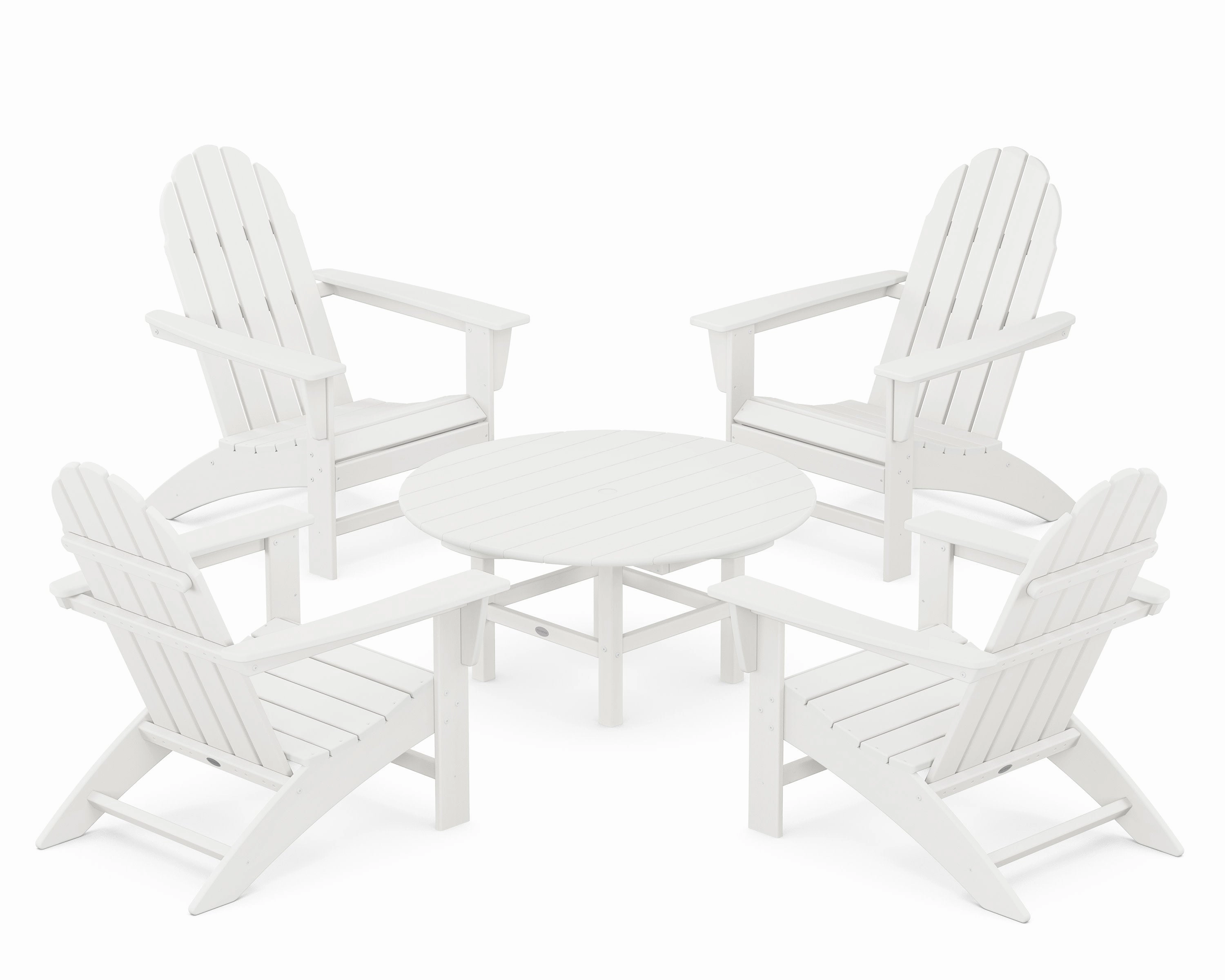 Vineyard 5-Piece Adirondack Chair Conversation Set