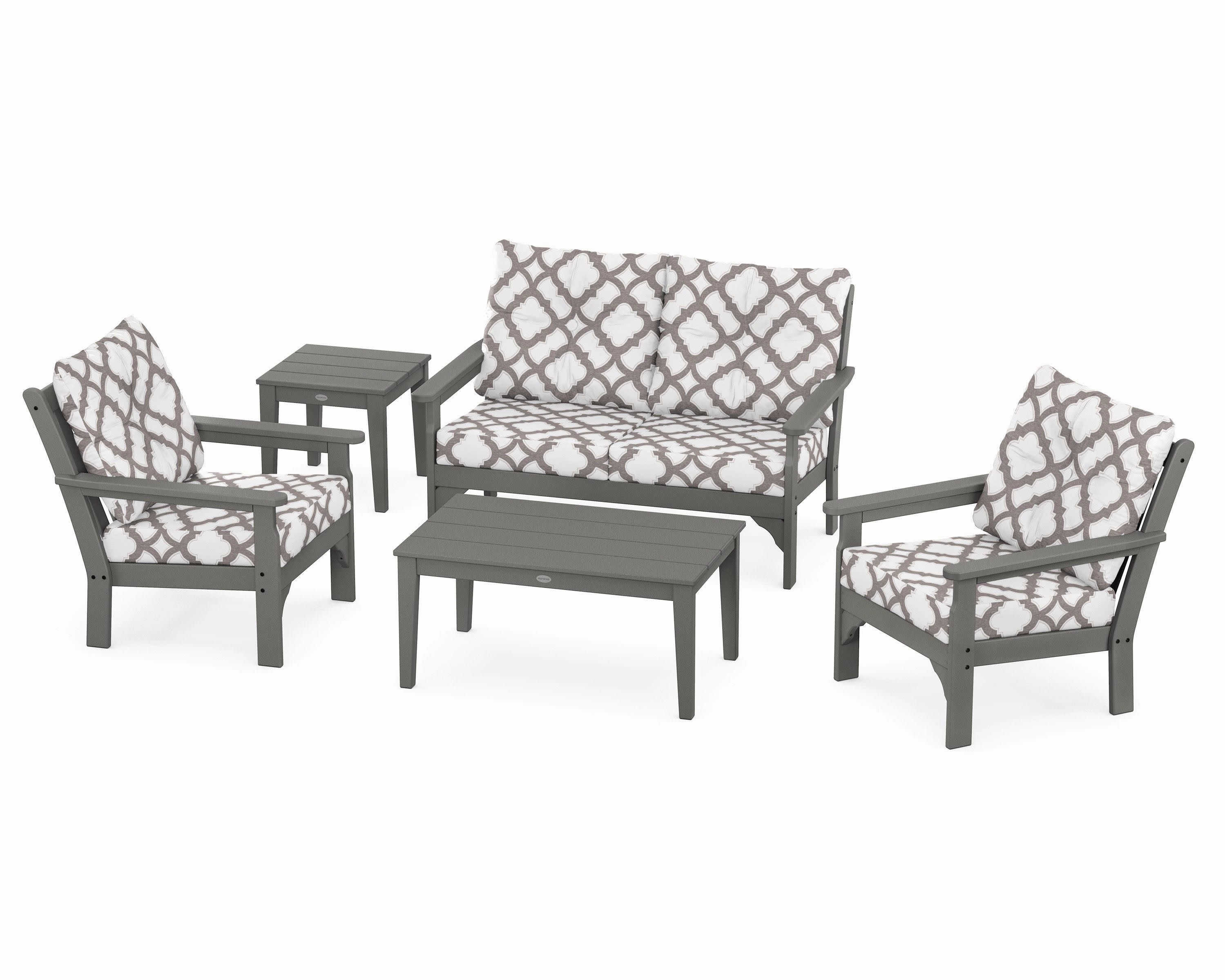 Vineyard 5-Piece Deep Seating Set