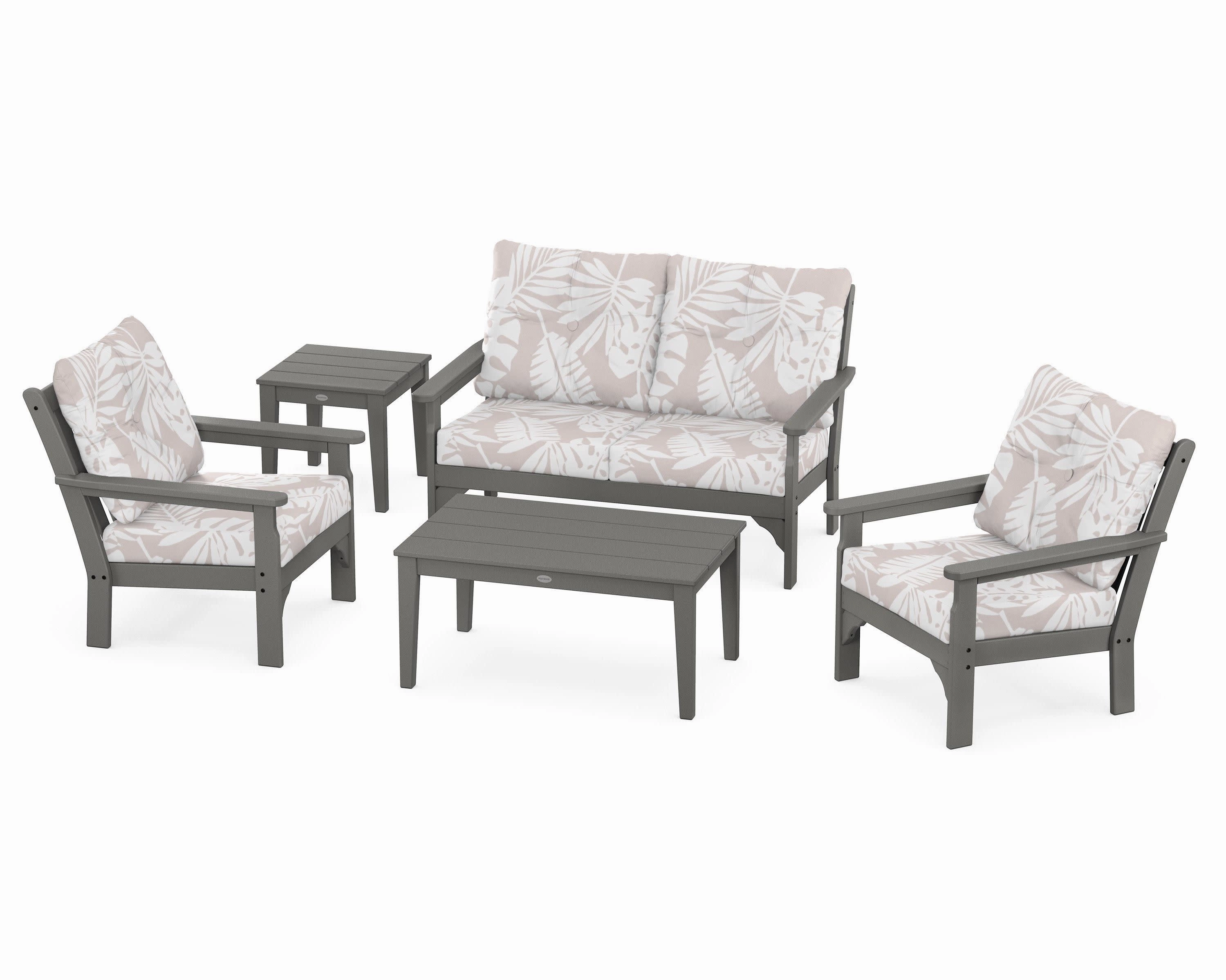 Vineyard 5-Piece Deep Seating Set