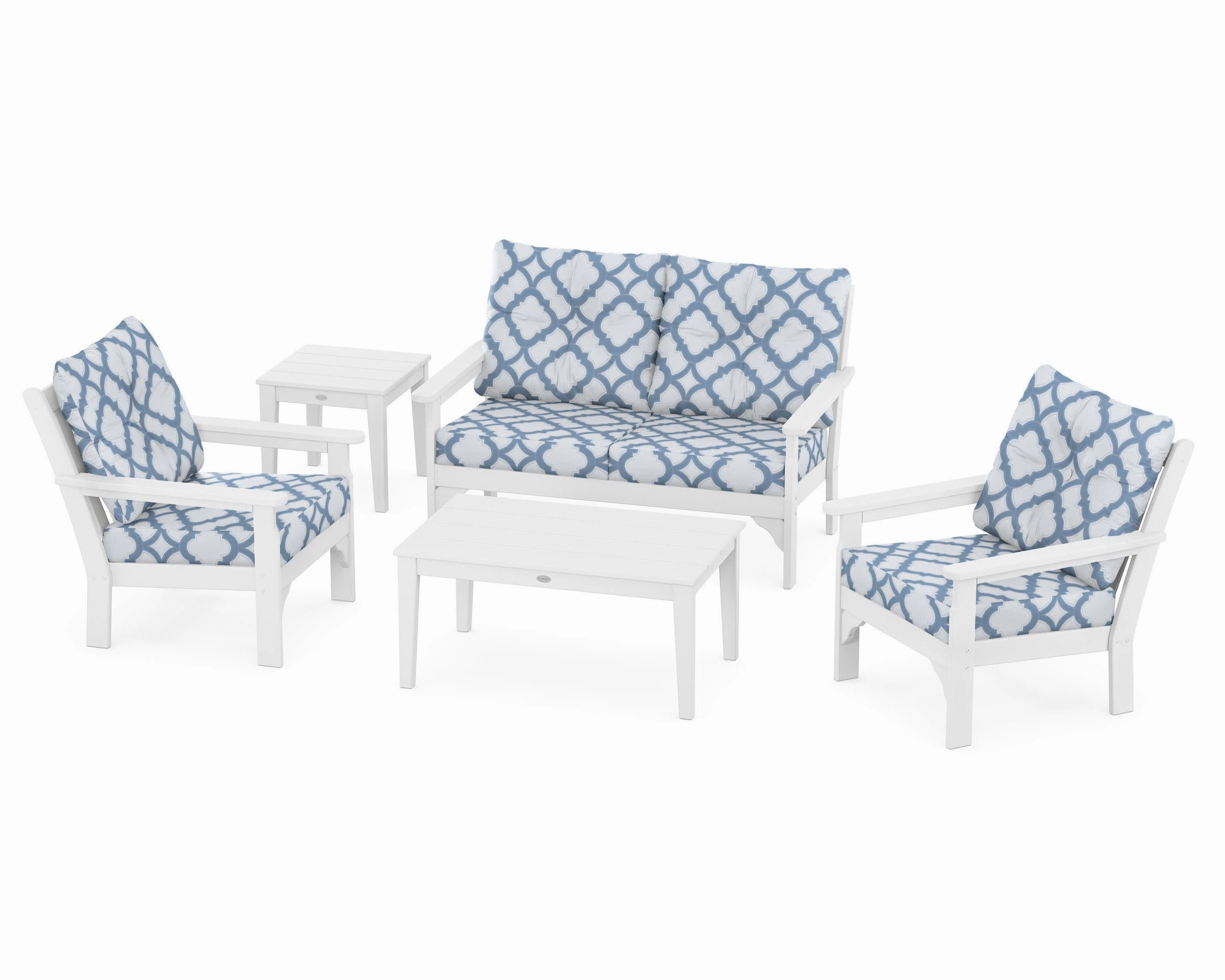 Vineyard 5-Piece Deep Seating Set