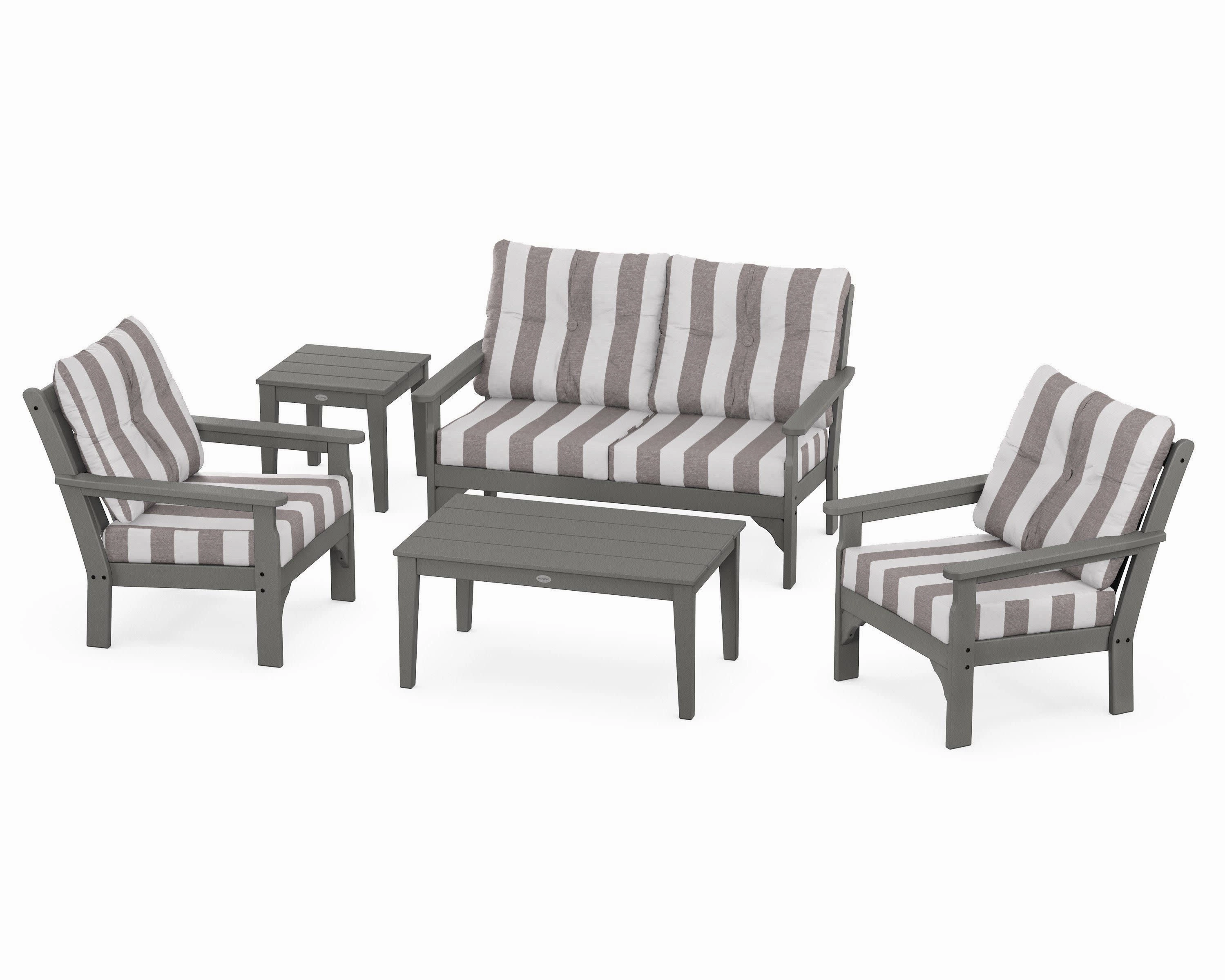 Vineyard 5-Piece Deep Seating Set