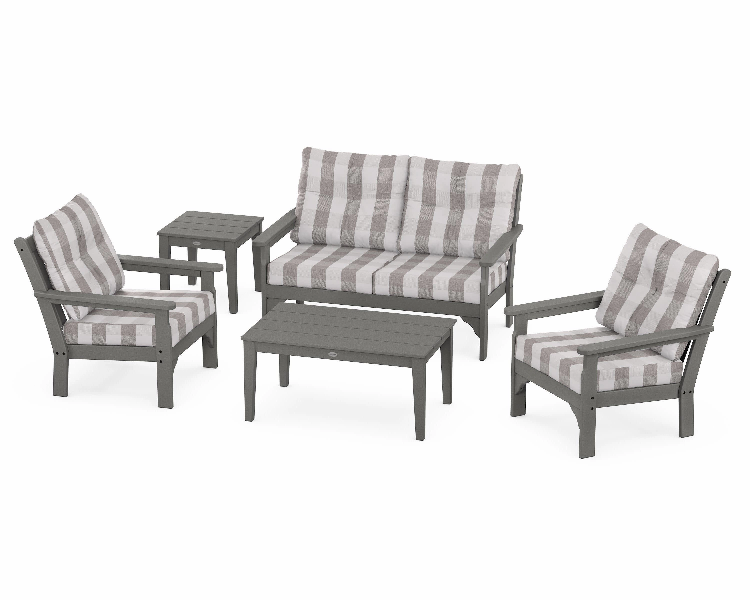 Vineyard 5-Piece Deep Seating Set