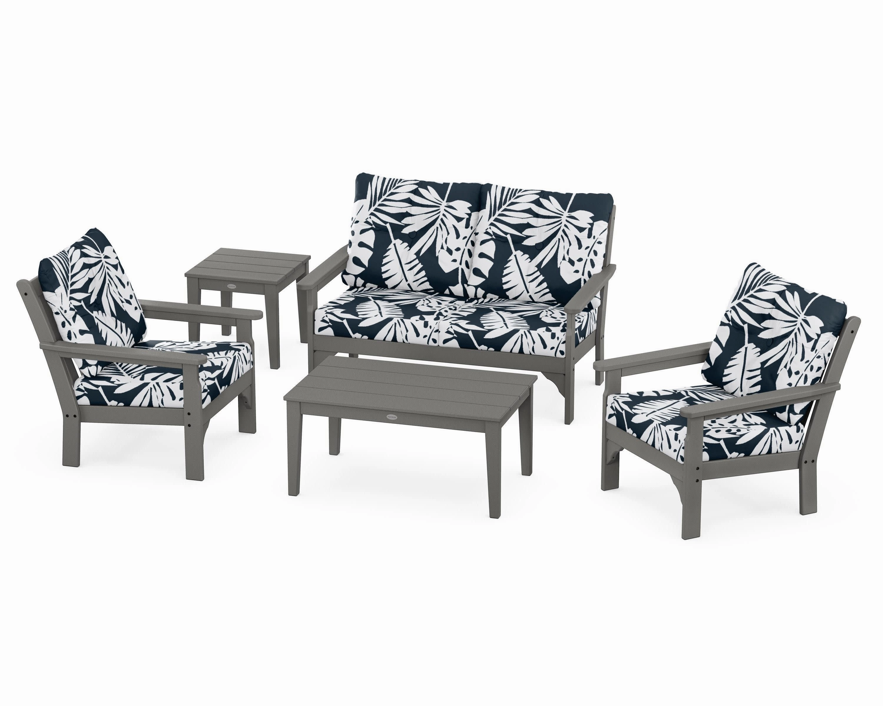 Vineyard 5-Piece Deep Seating Set