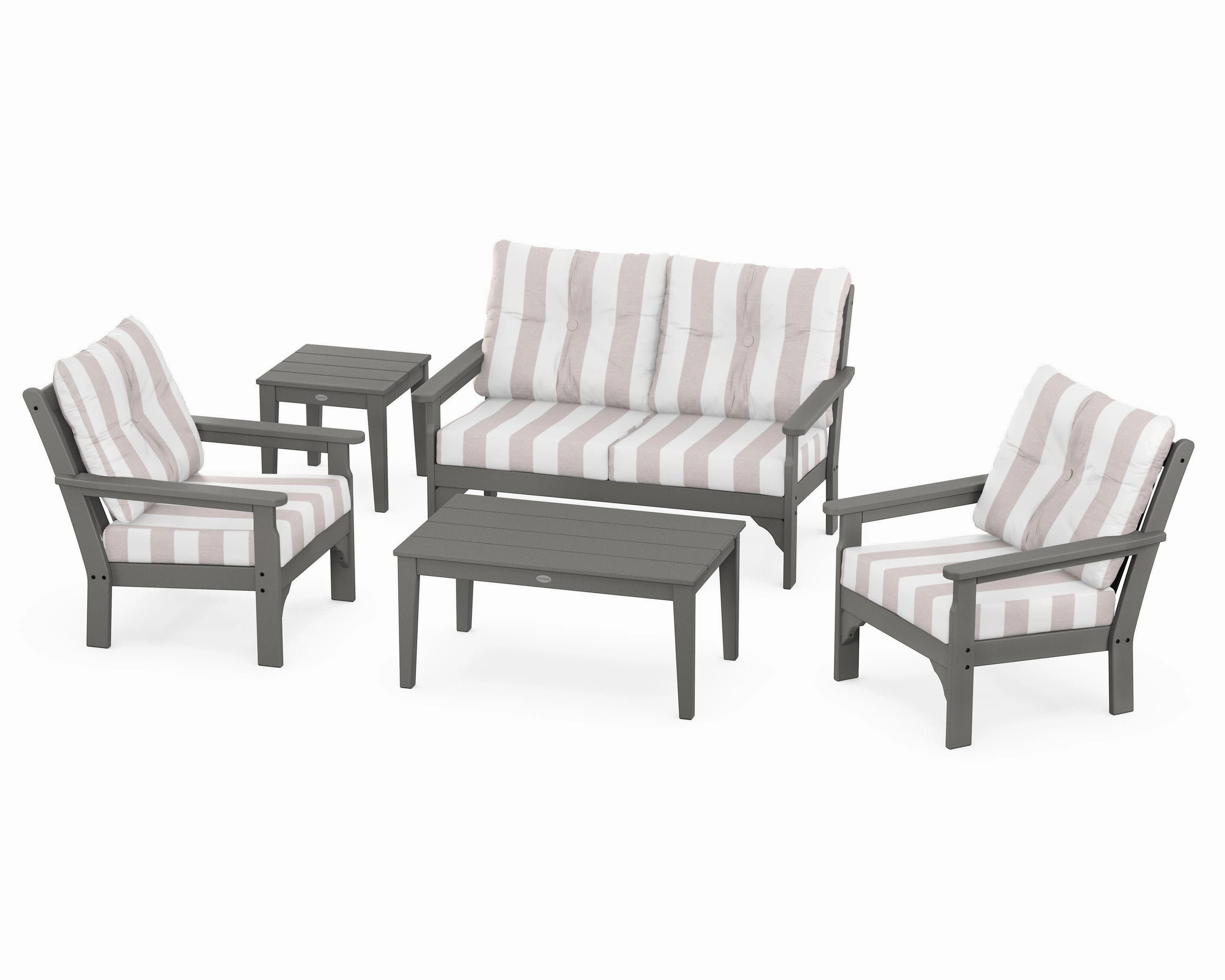 Vineyard 5-Piece Deep Seating Set