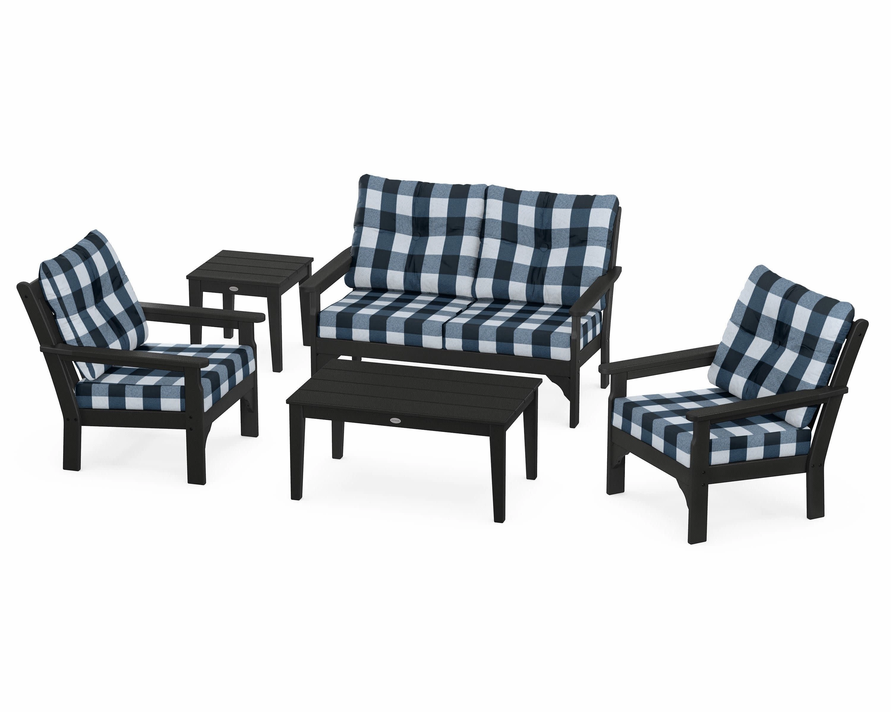 Vineyard 5-Piece Deep Seating Set