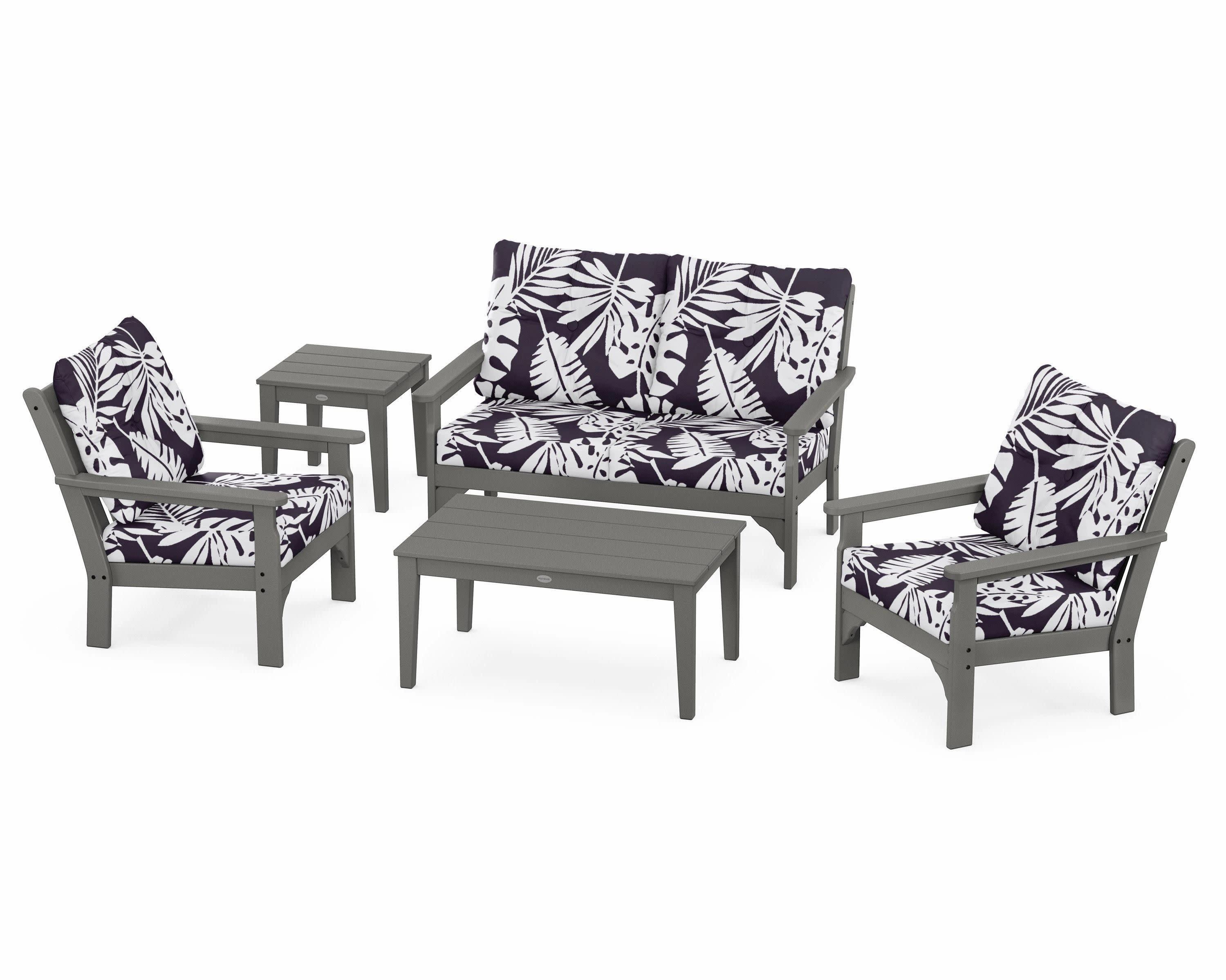 Vineyard 5-Piece Deep Seating Set