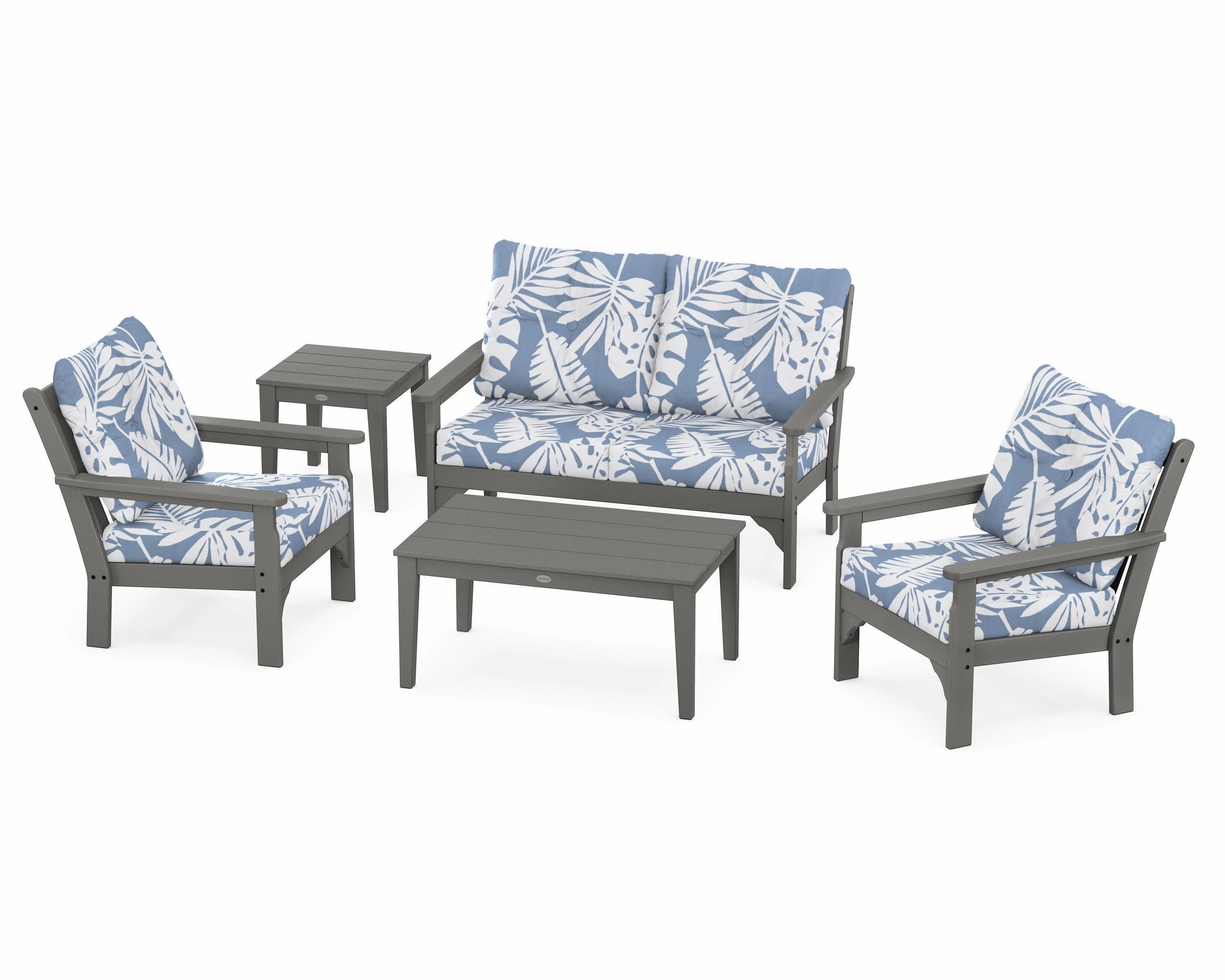 Vineyard 5-Piece Deep Seating Set