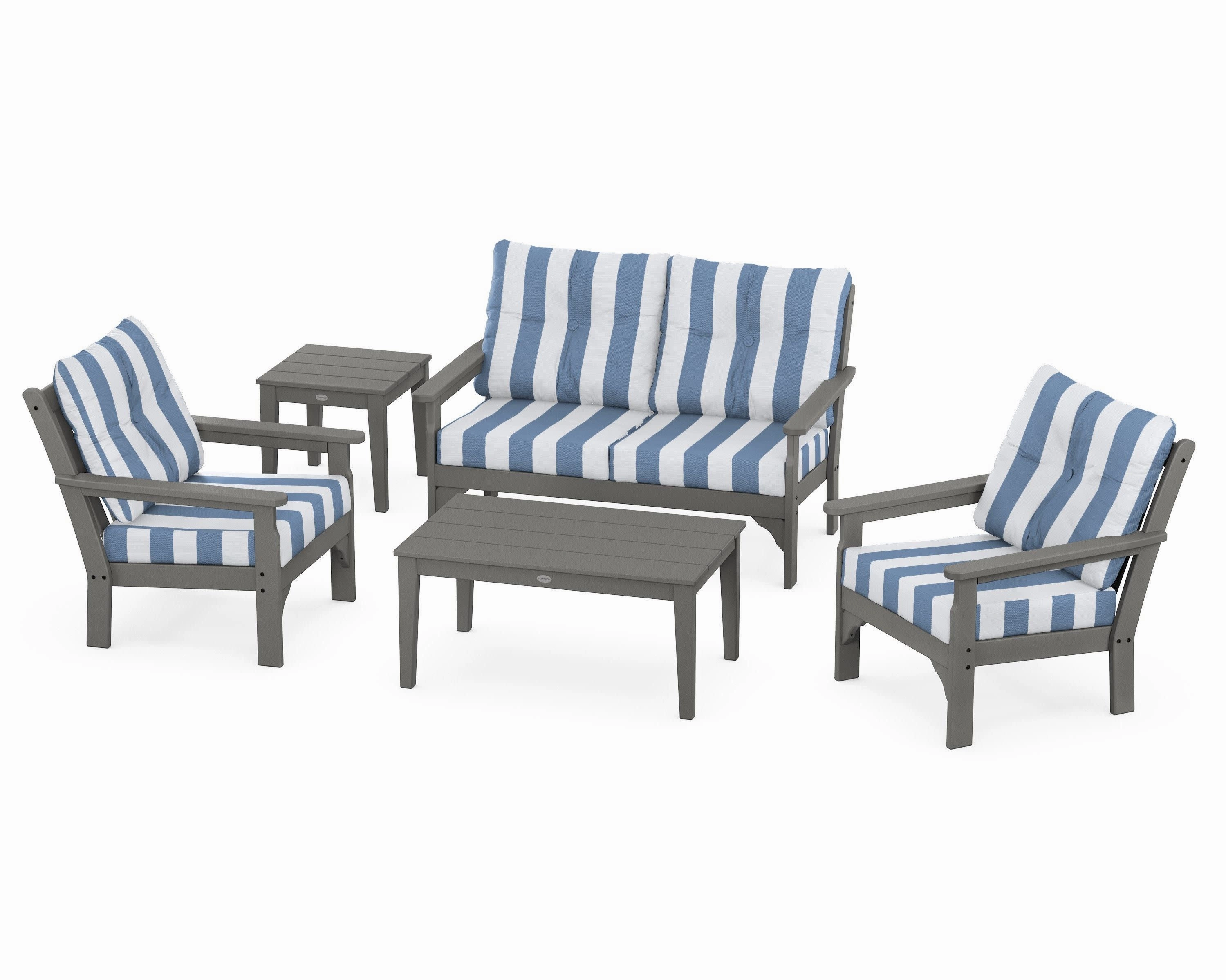 Vineyard 5-Piece Deep Seating Set