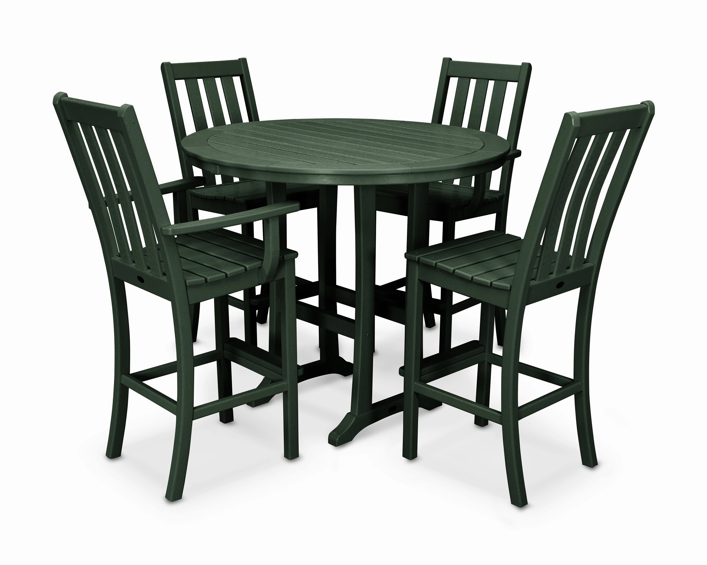 Vineyard 5-Piece Nautical Trestle Bar Set