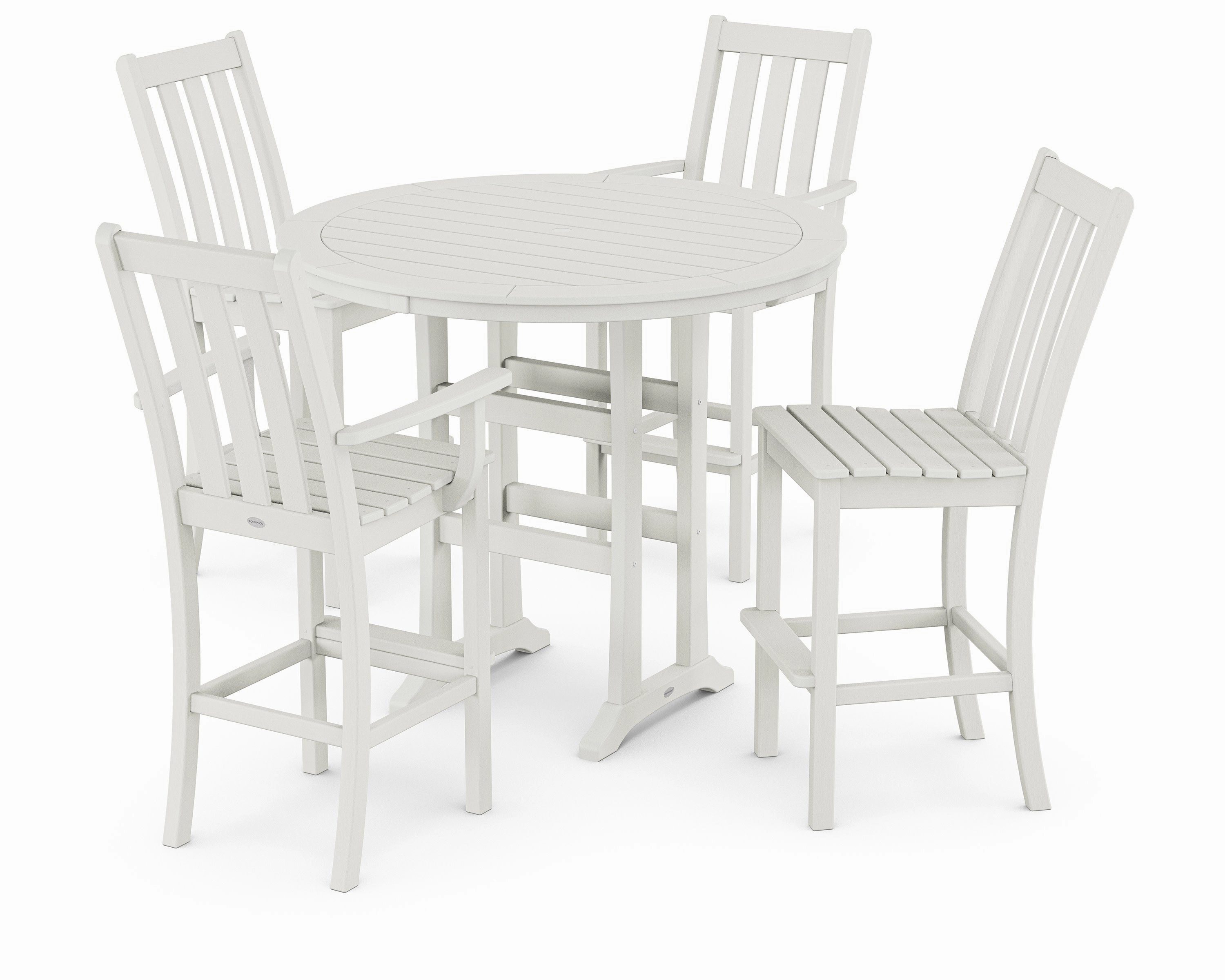 Vineyard 5-Piece Nautical Trestle Bar Set