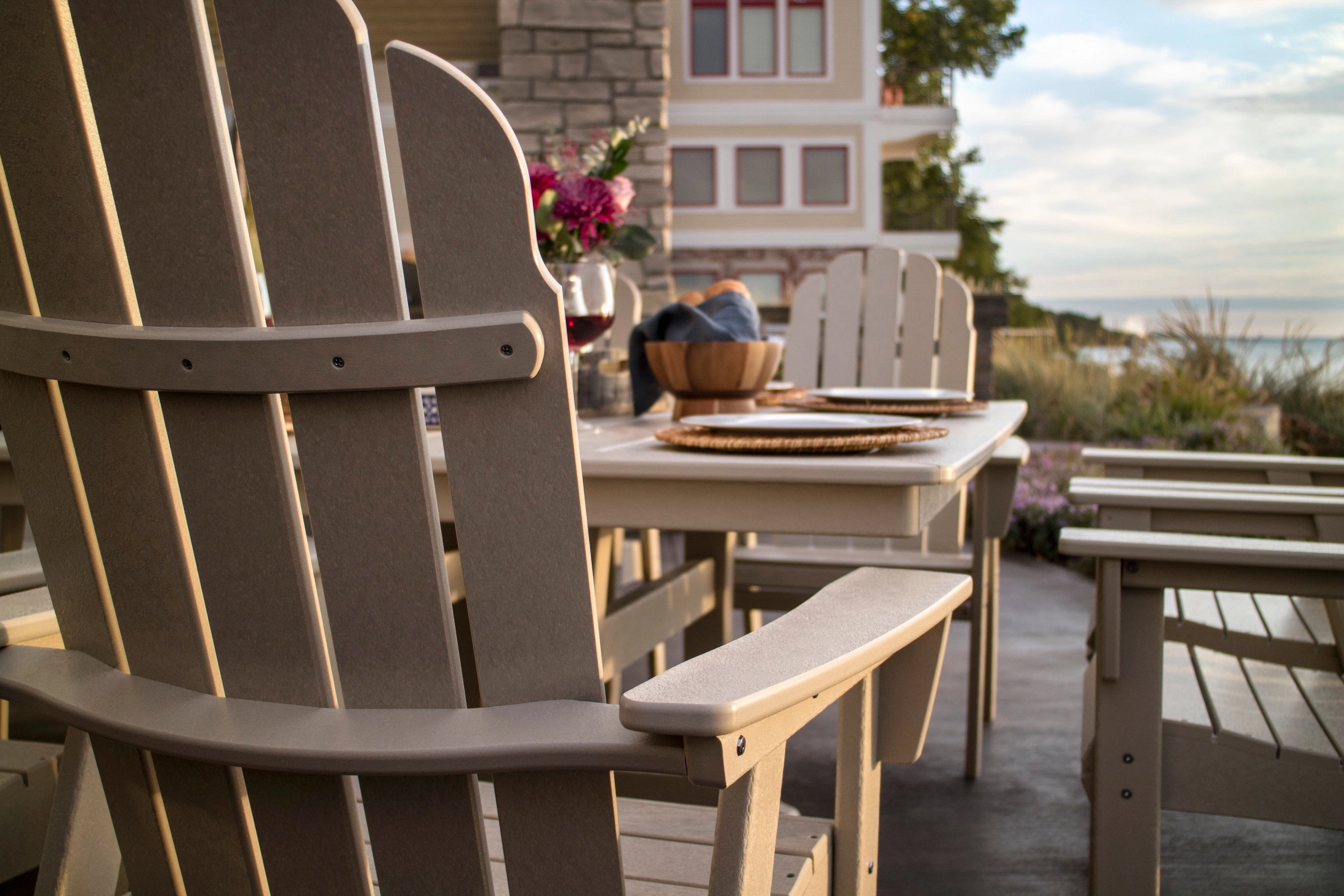 Vineyard Curveback Adirondack Dining Chair