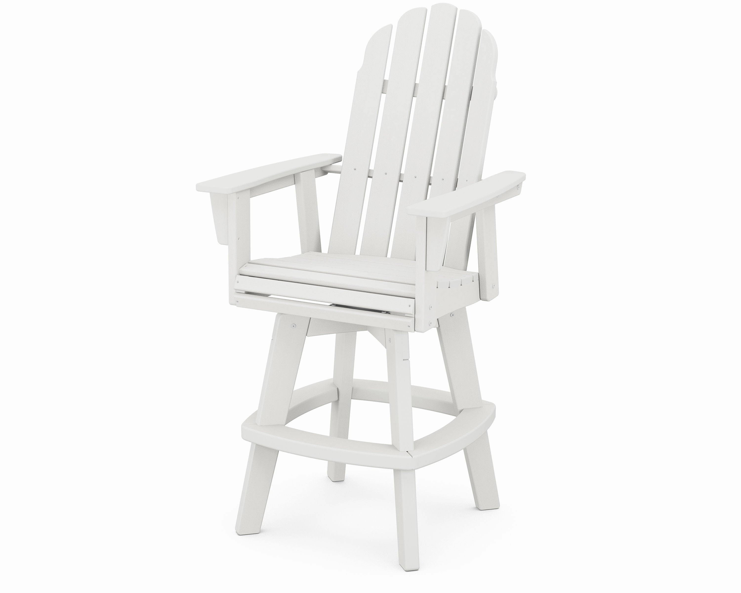 Vineyard Curveback Adirondack Swivel Bar Chair