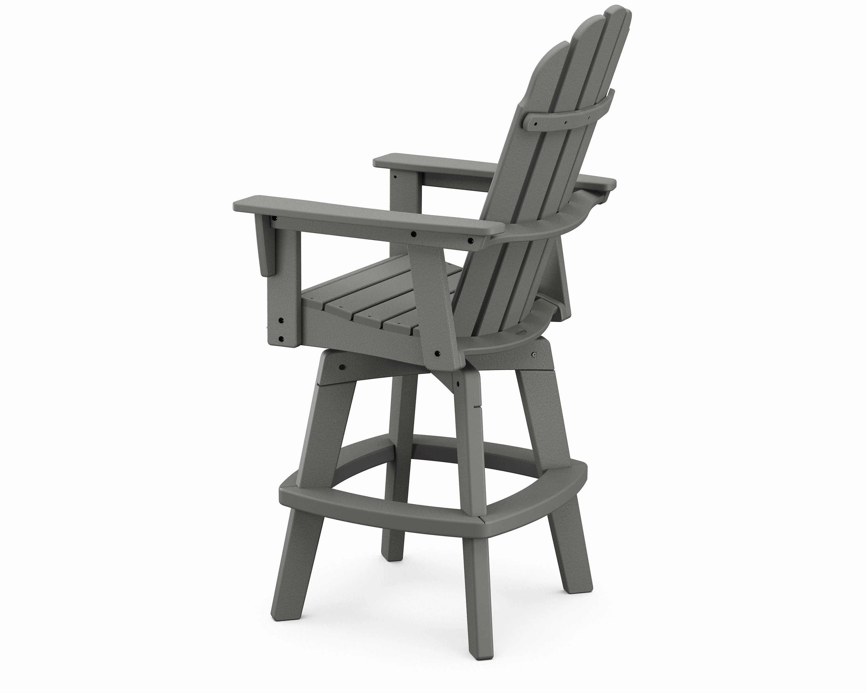 Vineyard Curveback Adirondack Swivel Bar Chair