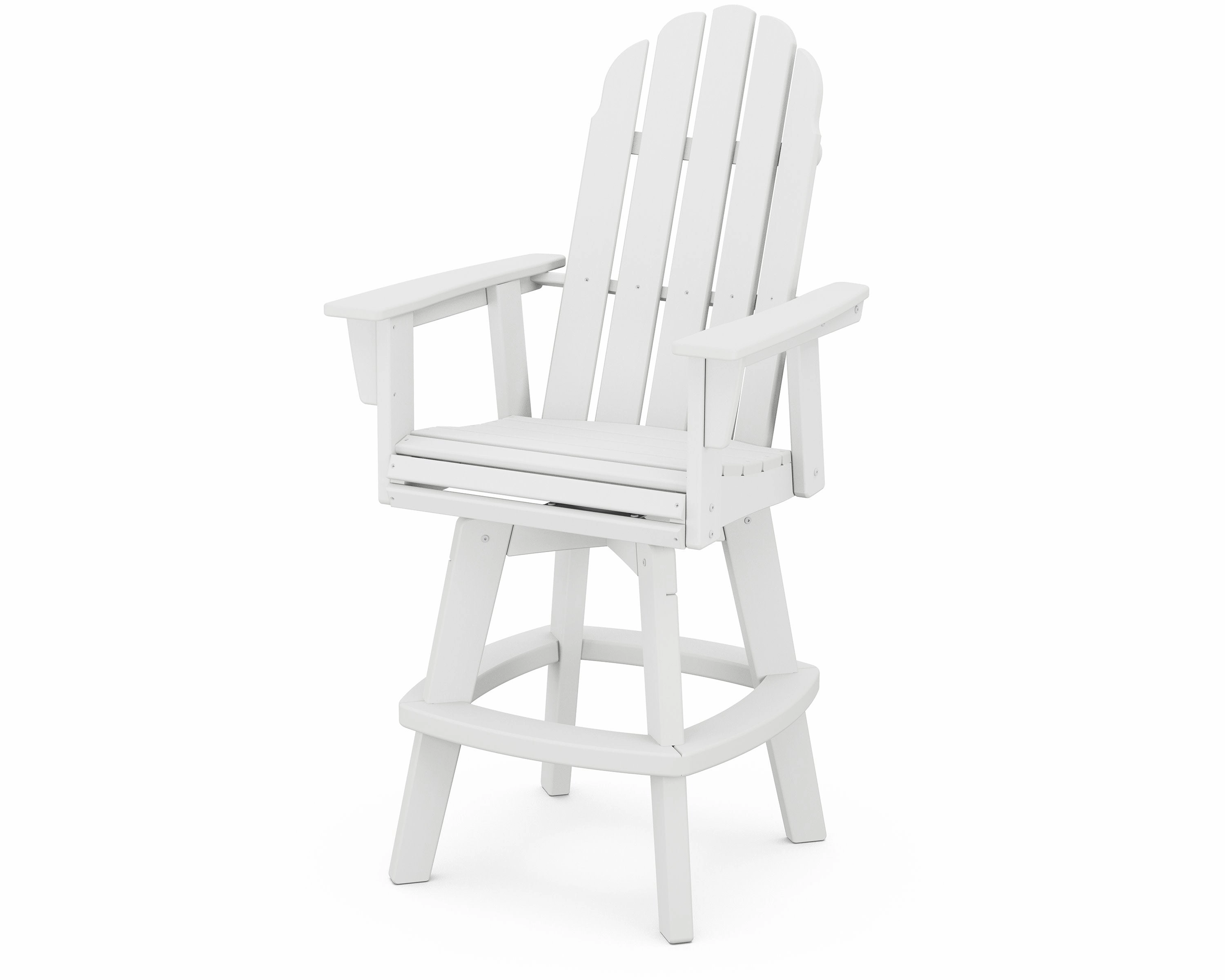 Vineyard Curveback Adirondack Swivel Bar Chair