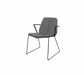 Vision armchairoutdoor dining chair with armrests
