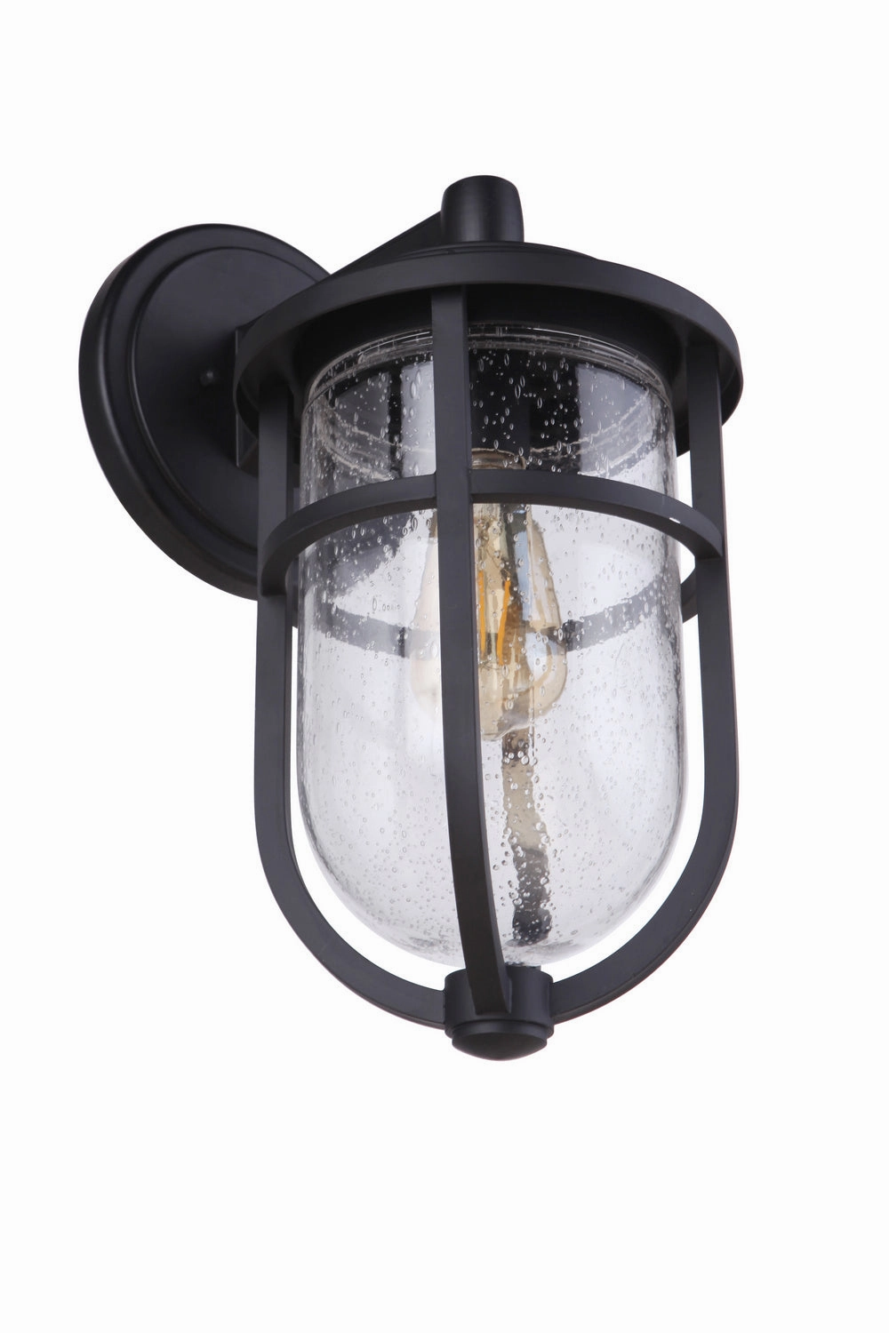 Voyage One Light Outdoor Wall Mount Midnight