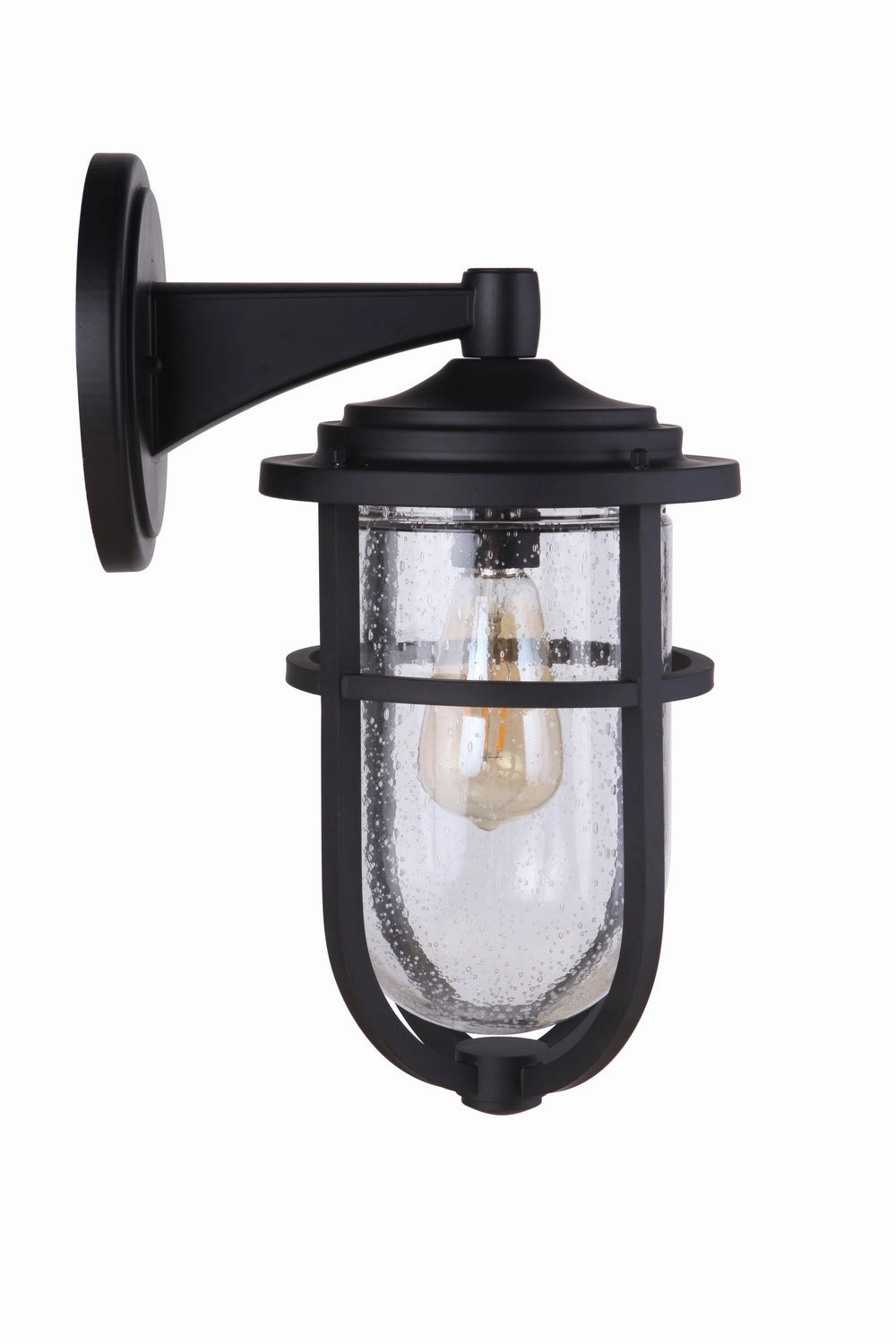 Voyage One Light Outdoor Wall Mount Midnight