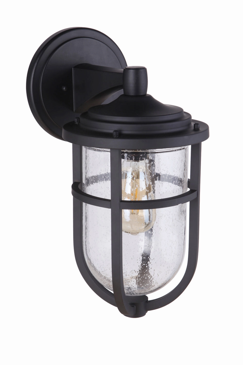 Voyage One Light Outdoor Wall Mount Midnight