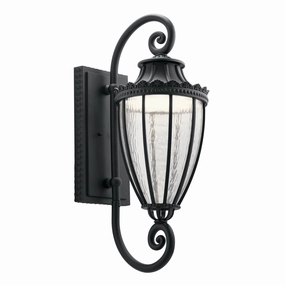 Wakefield LED Outdoor Wall Mount Textured BlackOutdoor wall sconces with motion sensor