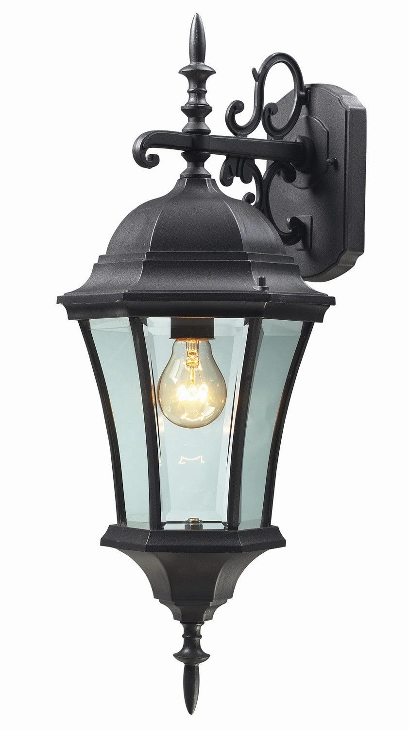 Wakefield One Light Outdoor Wall Light BlackOutdoor wall sconces with motion sensor