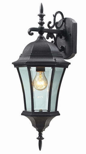 Wakefield One Light Outdoor Wall Light BlackOutdoor wall sconces with motion sensor