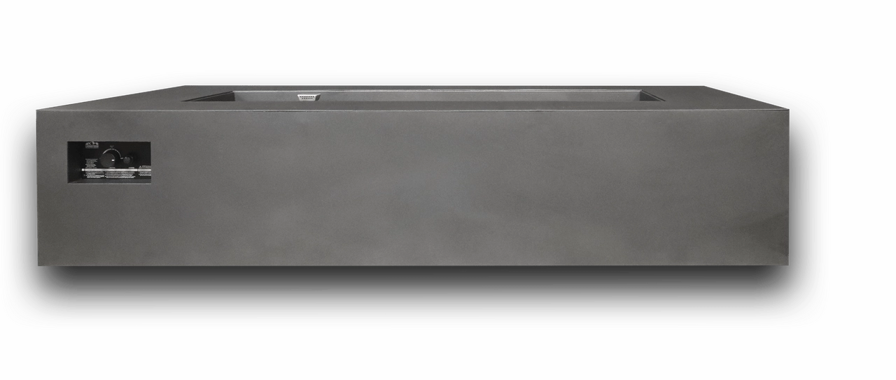Warming Trends AON 48-inch Powder-Coated Steel Push Button Manual Thermocouple Ignition Rectangular Fire Table