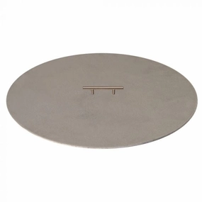 Warming Trends Circular Aluminum 20-Inch Fire Pit Cover FPC20CFireproof mat for under fire pit