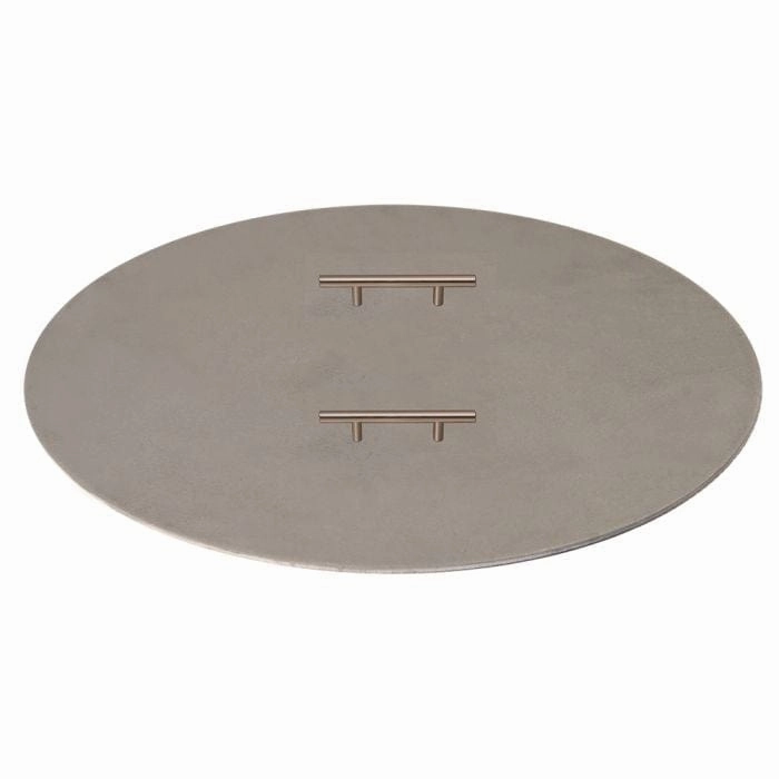 Warming Trends Circular Aluminum 38-Inch Fire Pit Cover FPC38CFireproof mat for under fire pit