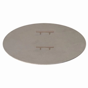 Warming Trends Circular Aluminum 38-Inch Fire Pit Cover FPC38CFireproof mat for under fire pit