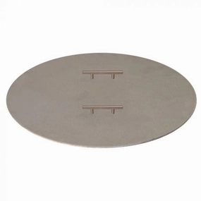 Warming Trends Circular Aluminum 44-Inch Fire Pit Cover FPC44CFireproof mat for under fire pit