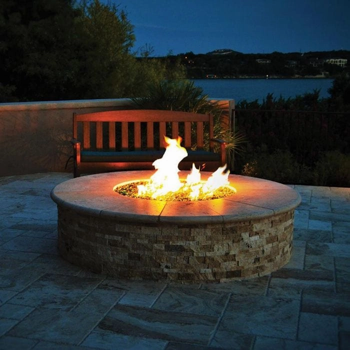 Warming Trends Crossfire FC Circular 42x18-Inch Ready To Finish Fire Pit Kit